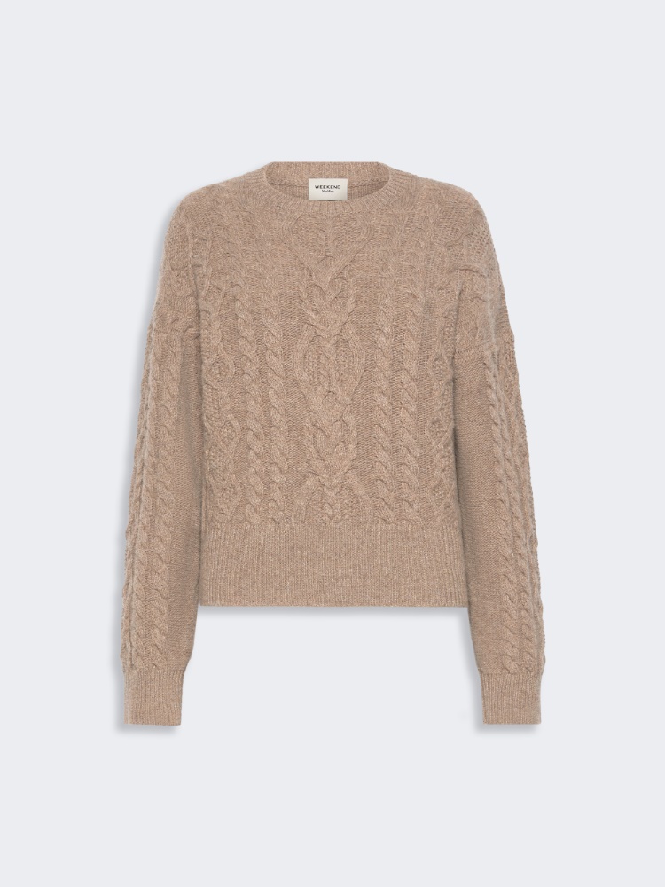 Cable knit wool yarn jumper - Weekend Max Mara - 2