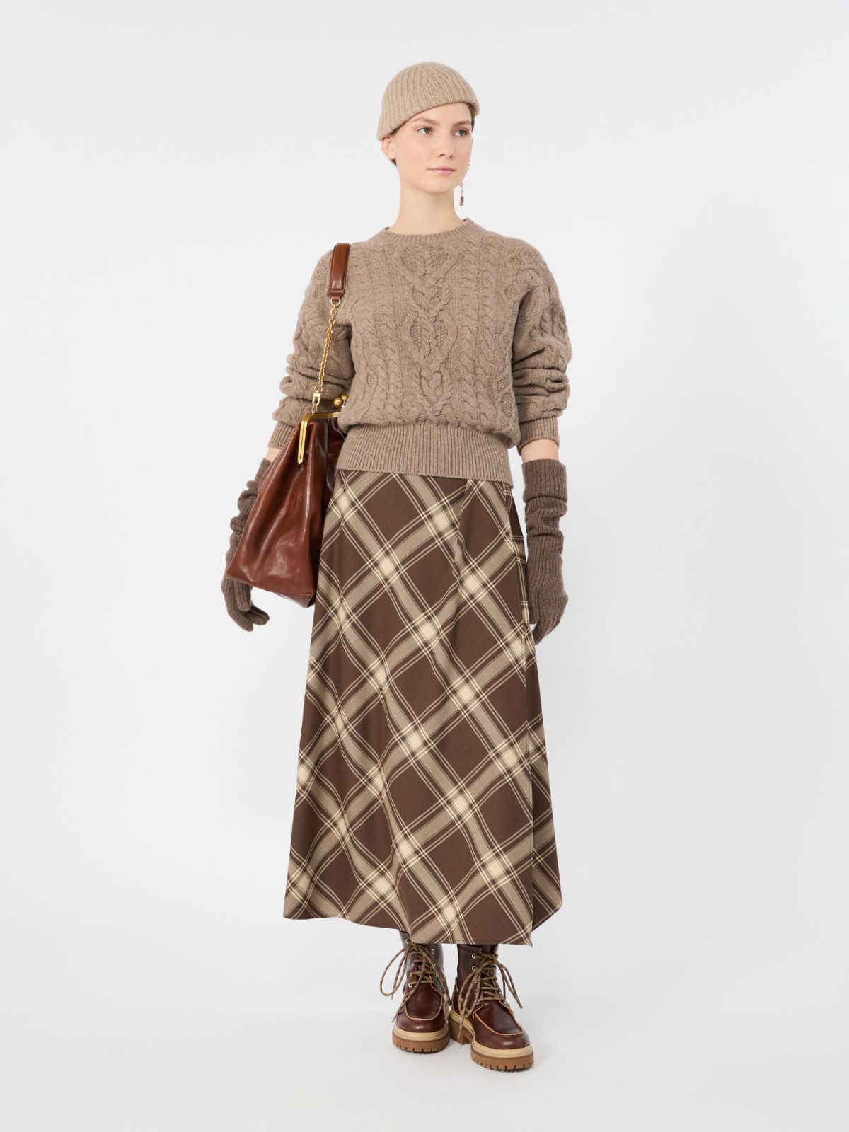 Cable knit wool yarn jumper - Weekend Max Mara