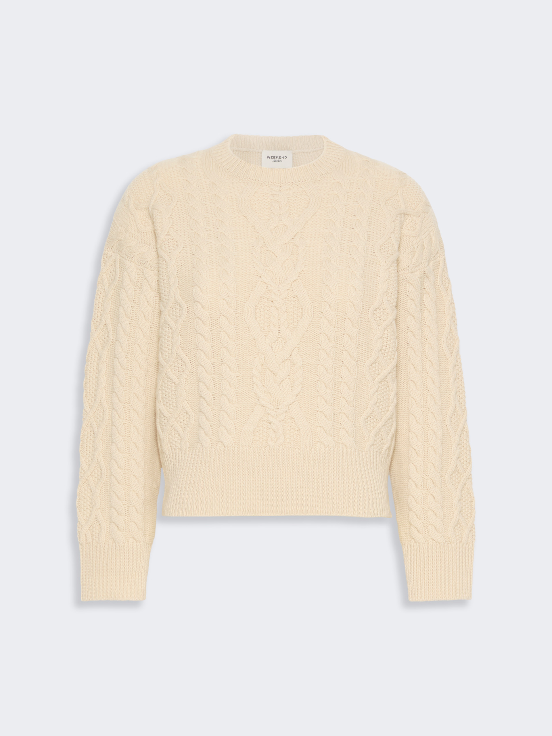 Cable knit wool yarn jumper - Weekend Max Mara - 5
