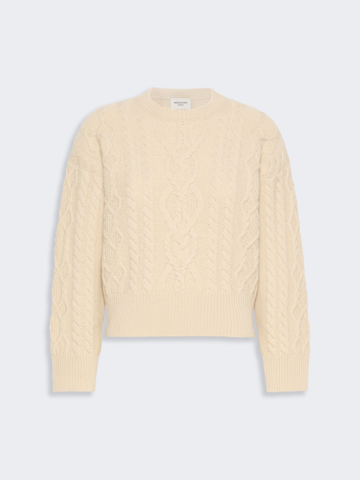 Cable knit wool yarn jumper - Weekend Max Mara - 5