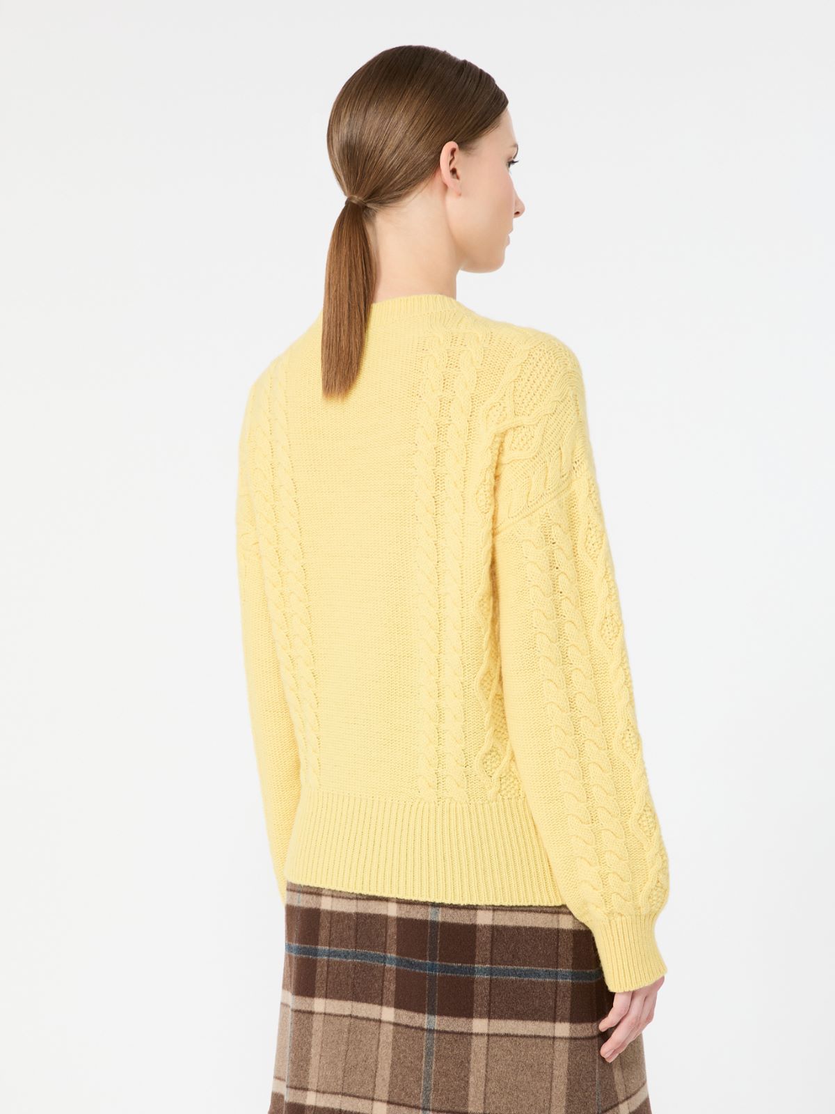 Cable knit wool yarn jumper - Weekend Max Mara - 3