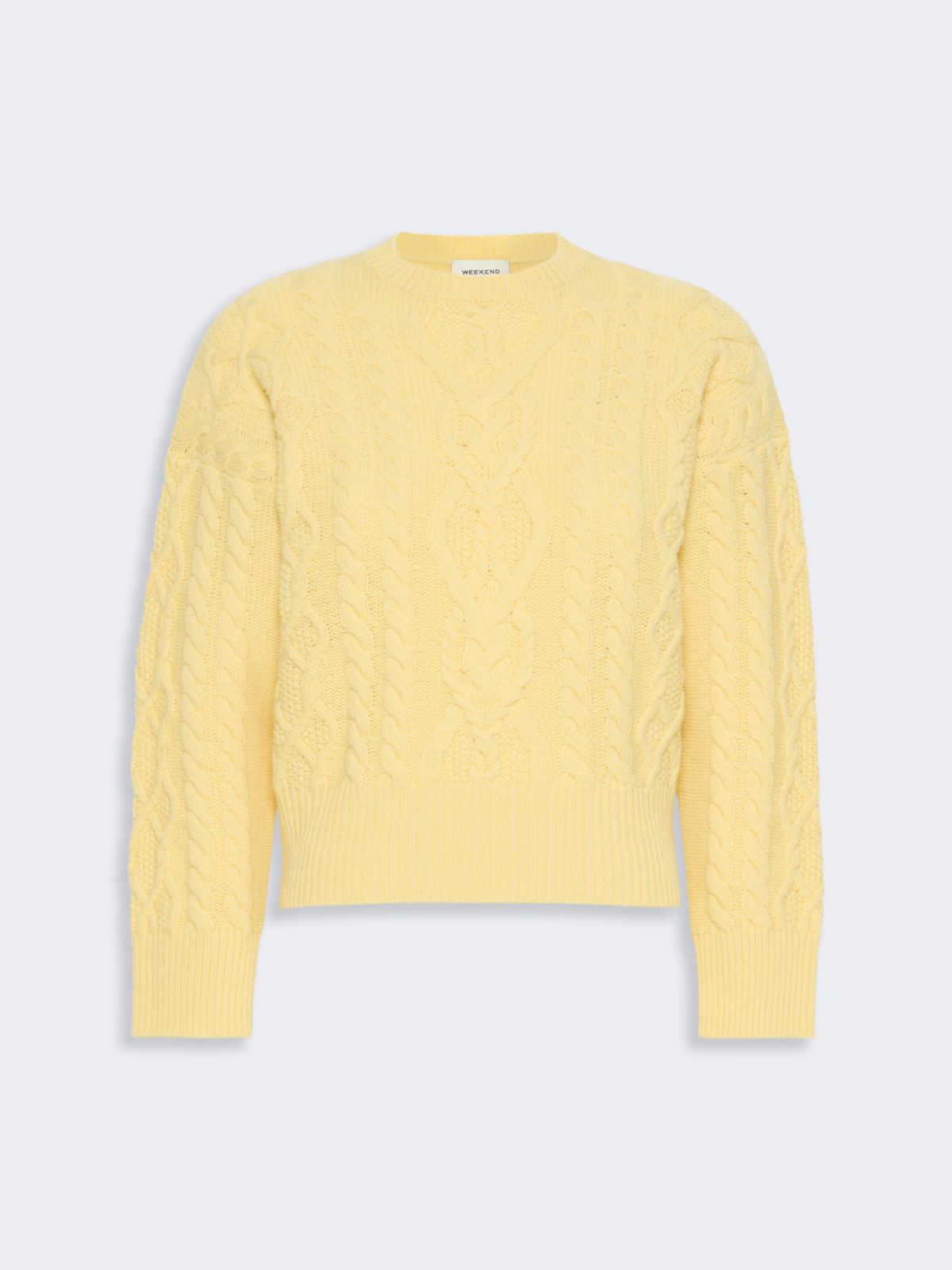 Cable knit wool yarn jumper - Weekend Max Mara - 5