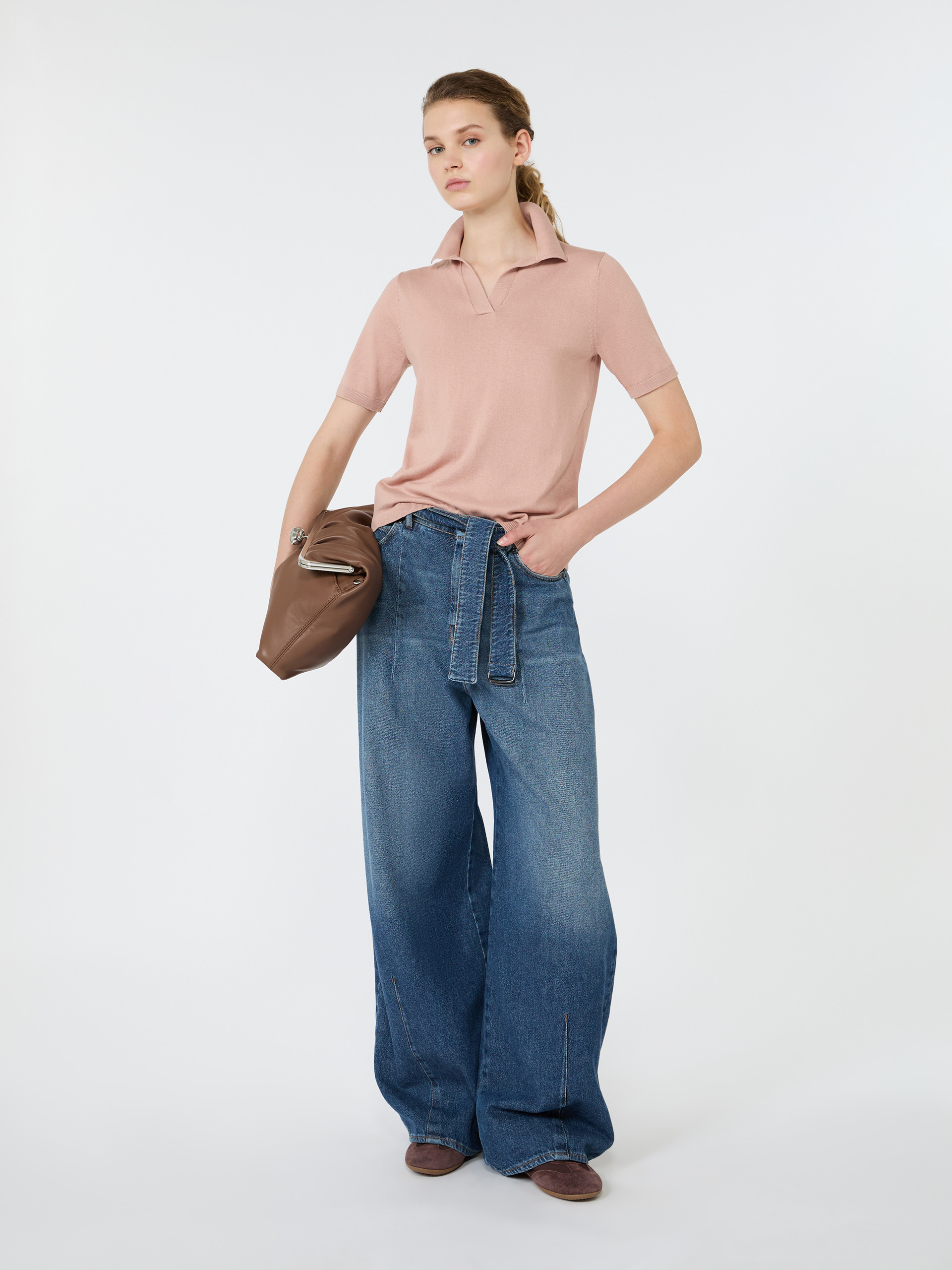 Silk and cotton yarn sweater - Weekend Max Mara