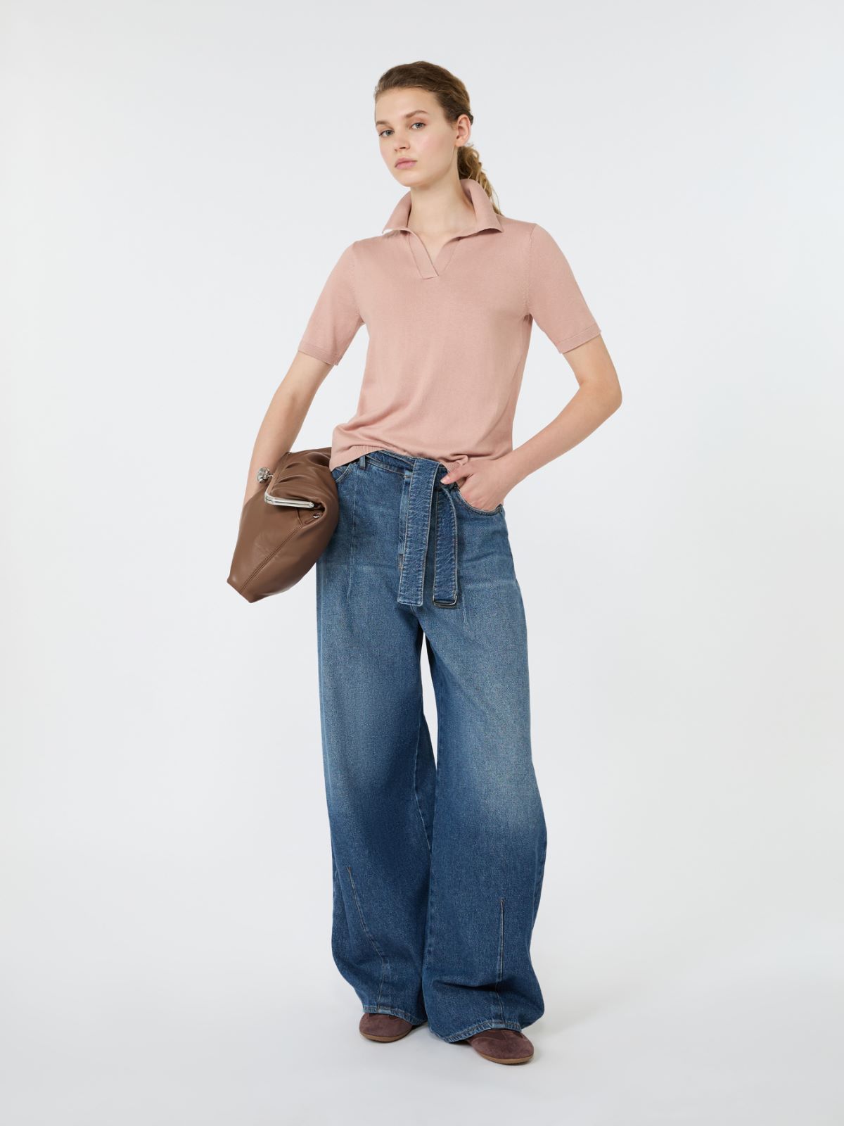 Silk and cotton yarn sweater - Weekend Max Mara