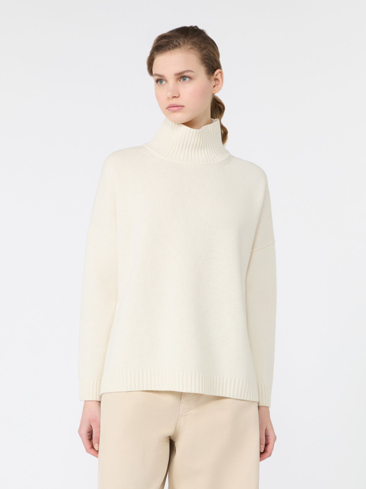 Wool knit turtleneck jumper - Weekend Max Mara - 2