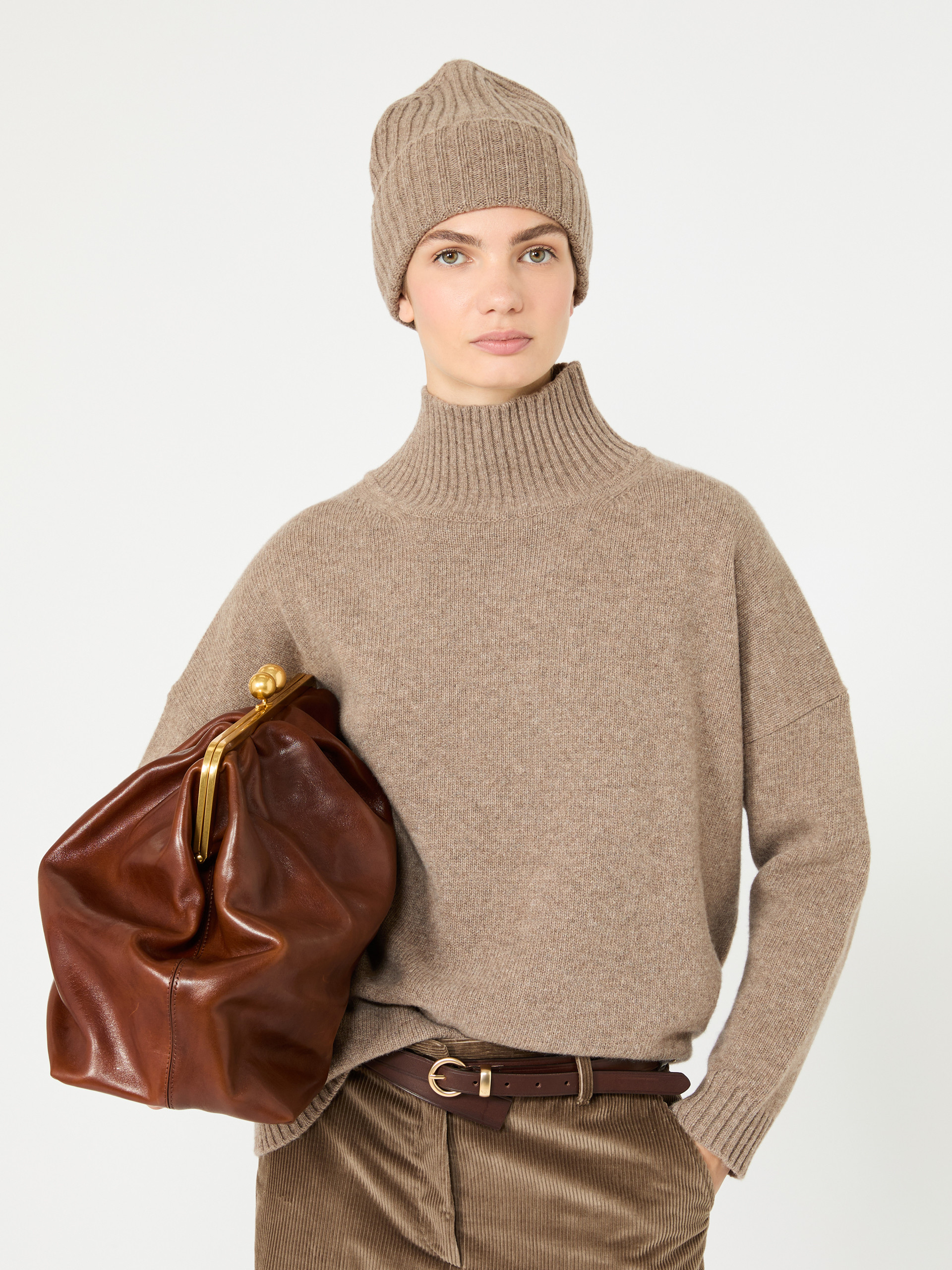 Wool knit turtleneck jumper - Weekend Max Mara - 4