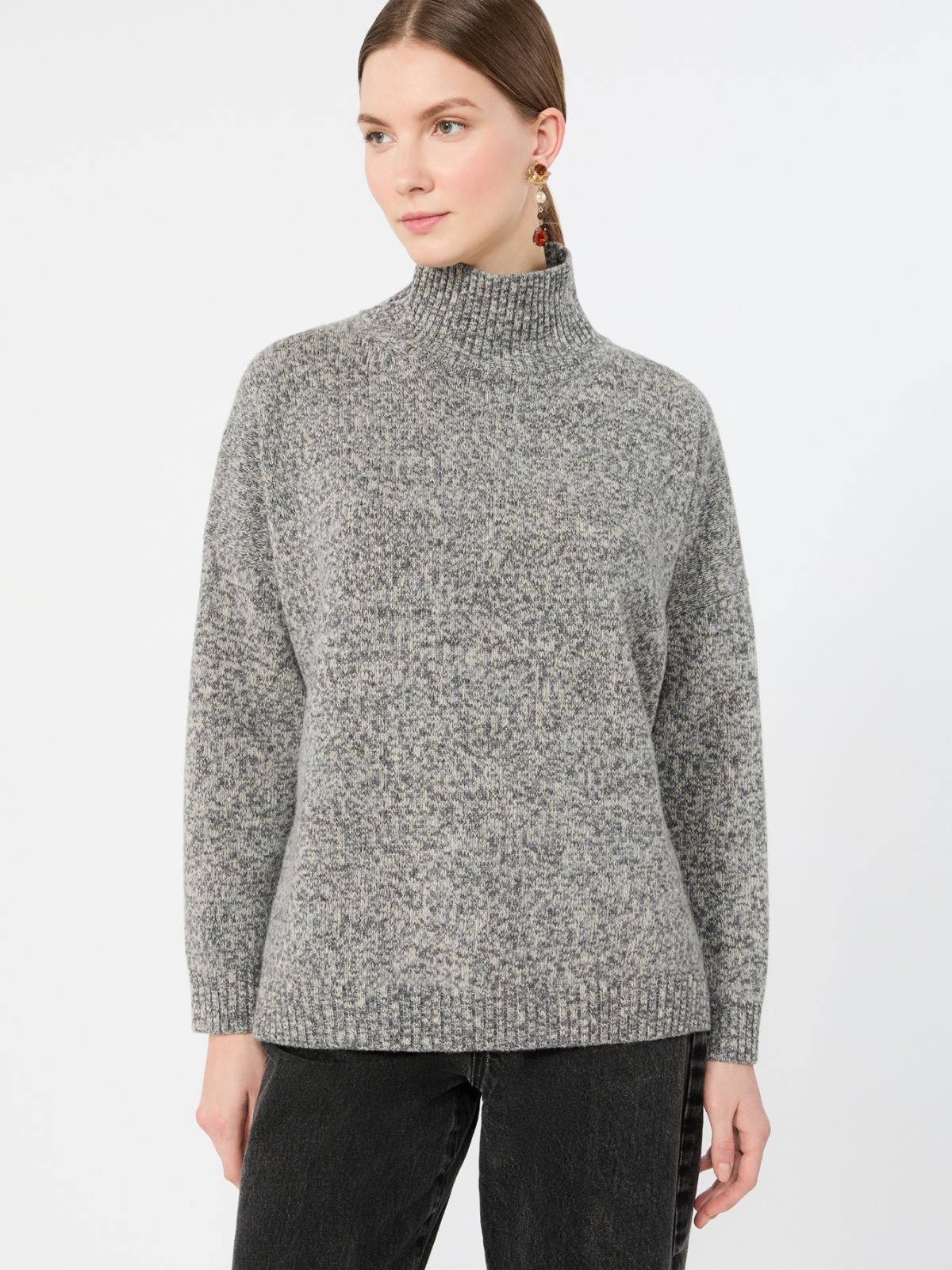 Wool knit turtleneck jumper - Weekend Max Mara - 4