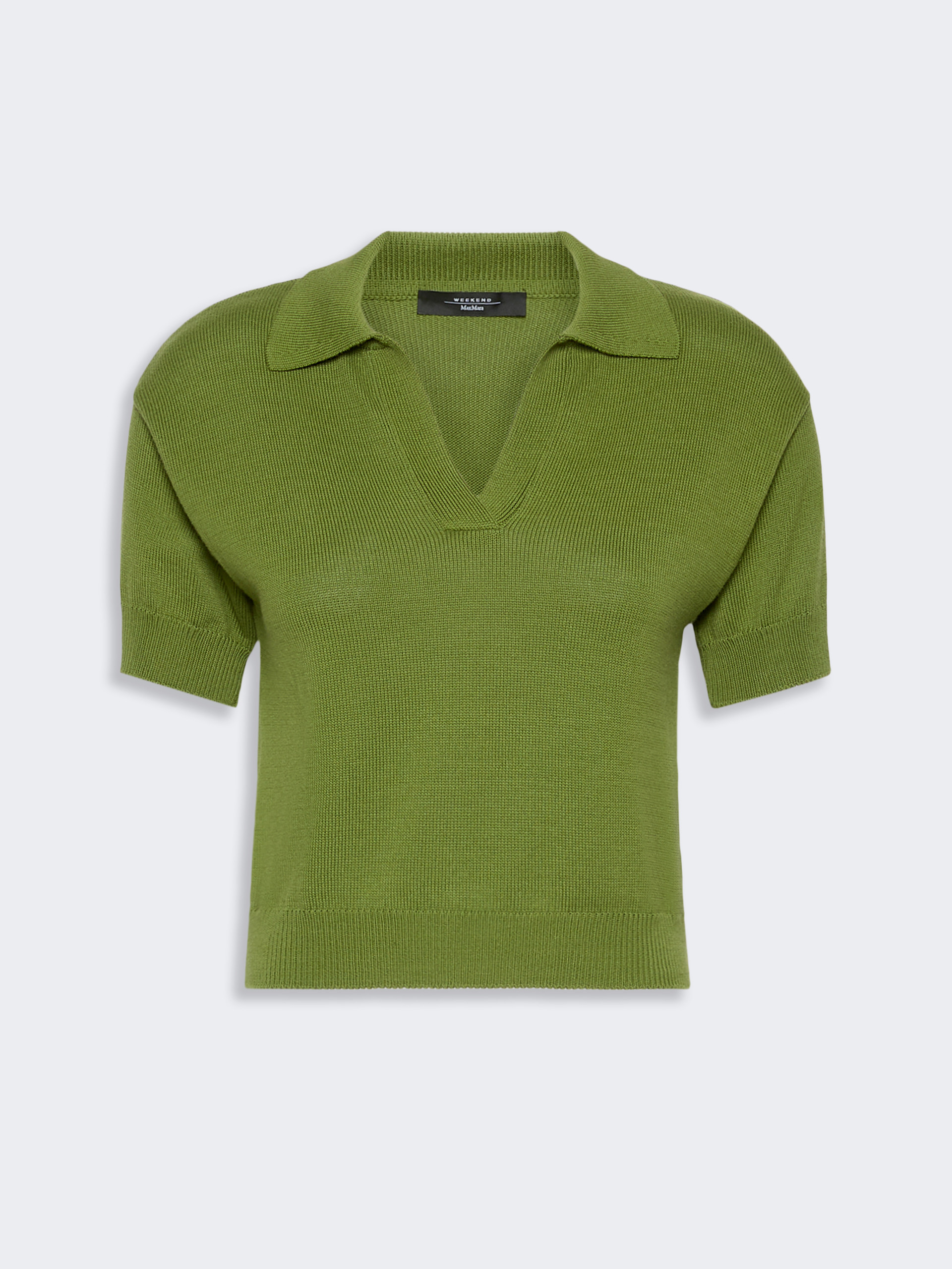 Cotton yarn sweater - GREEN - Weekend Max Mara - 6
