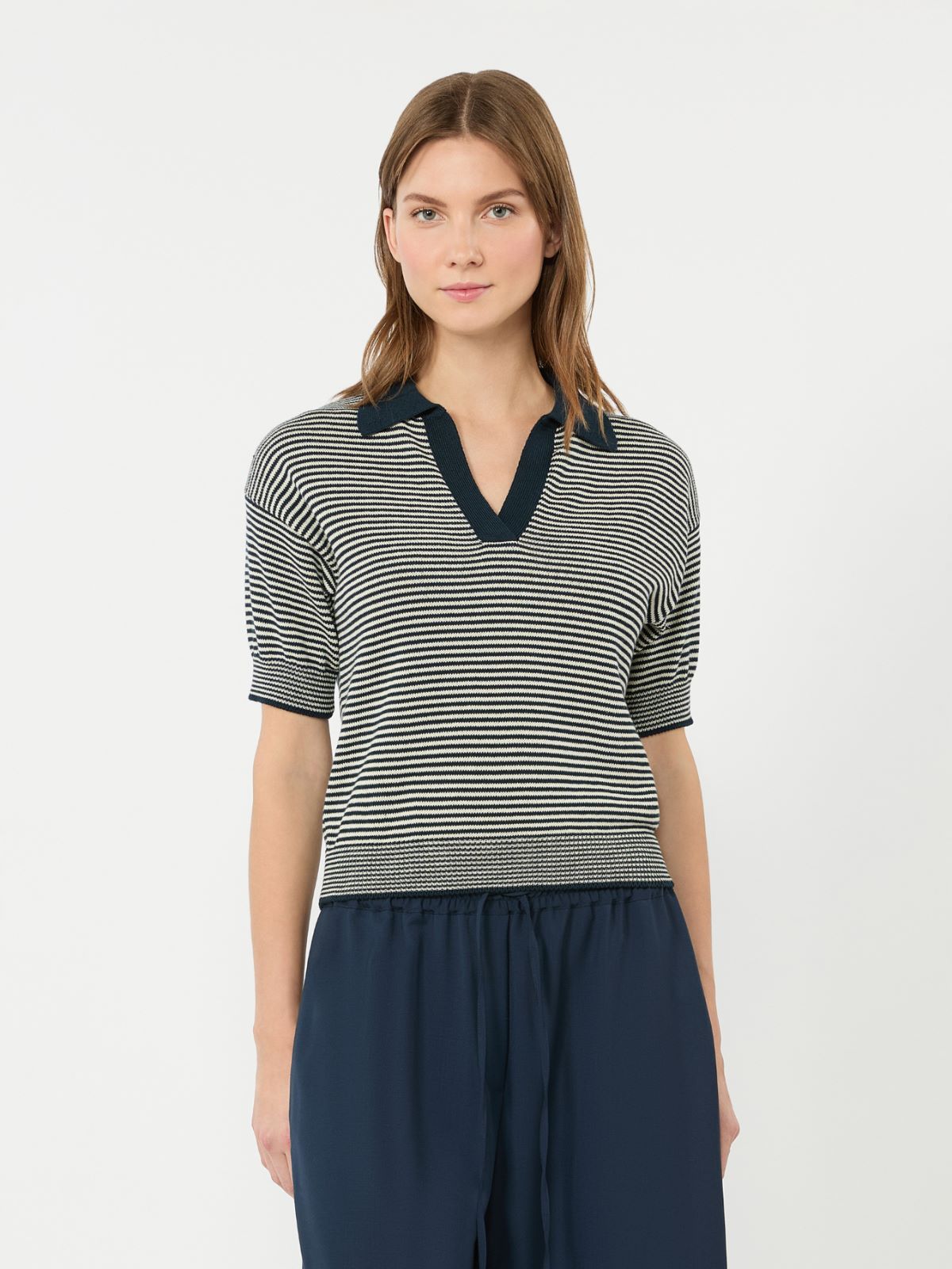 Cotton yarn sweater - NAVY - Weekend Max Mara - 2