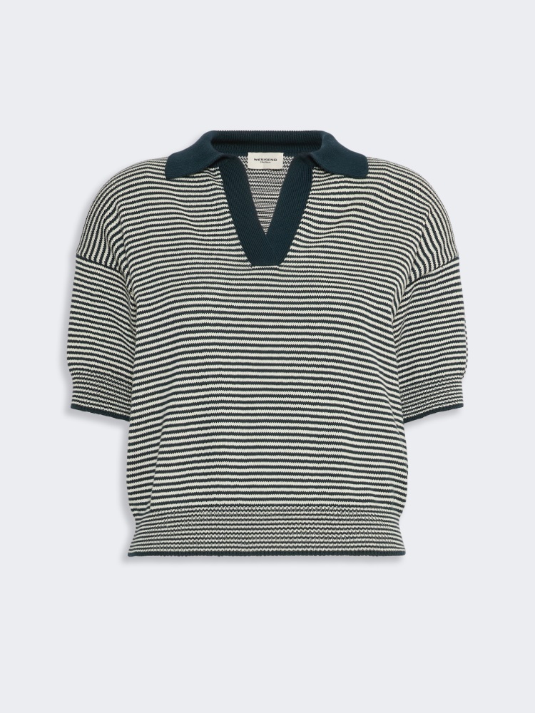 Cotton yarn sweater - NAVY - Weekend Max Mara - 2