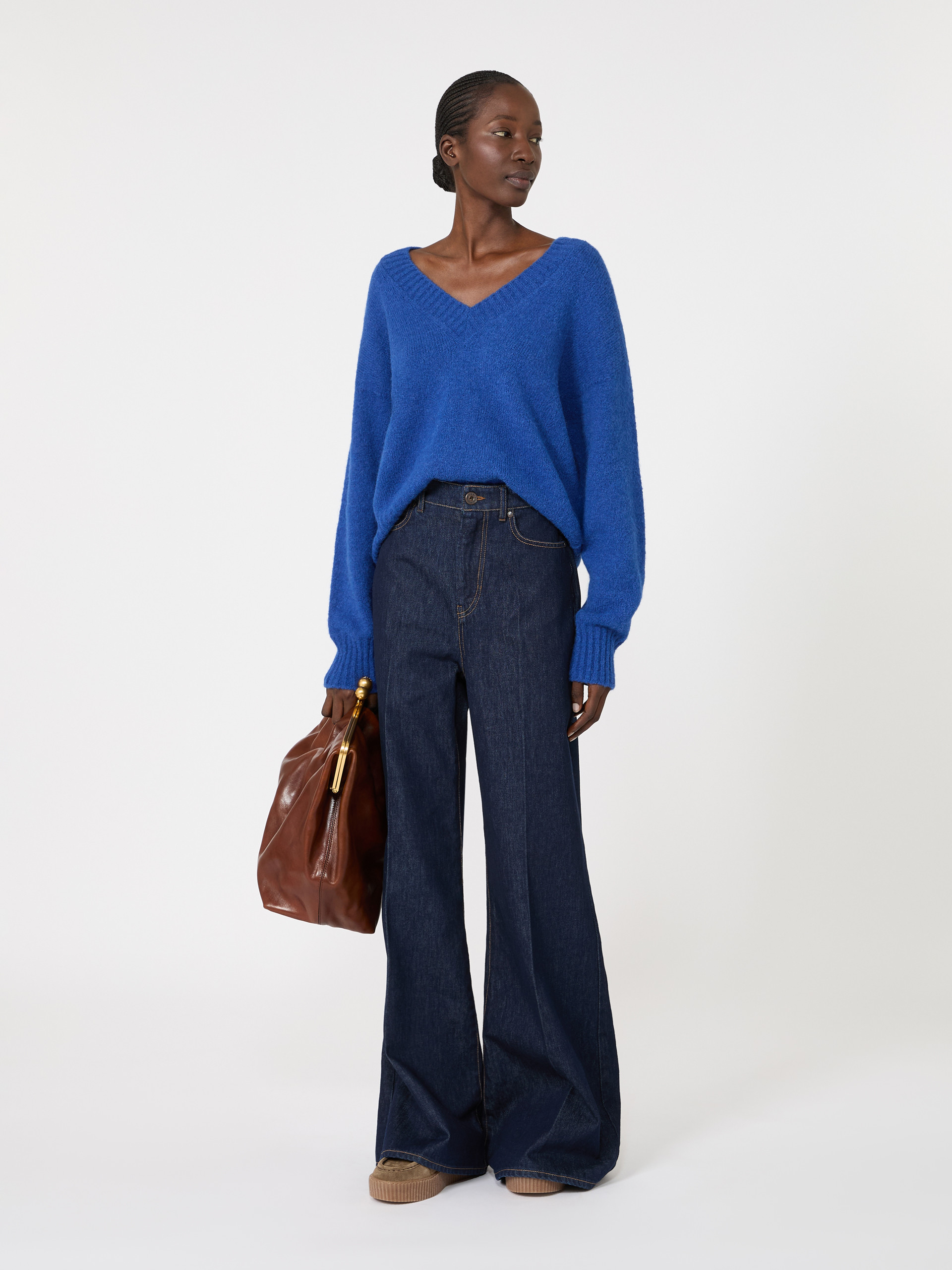 Alpaca and cotton yarn sweater - Weekend Max Mara