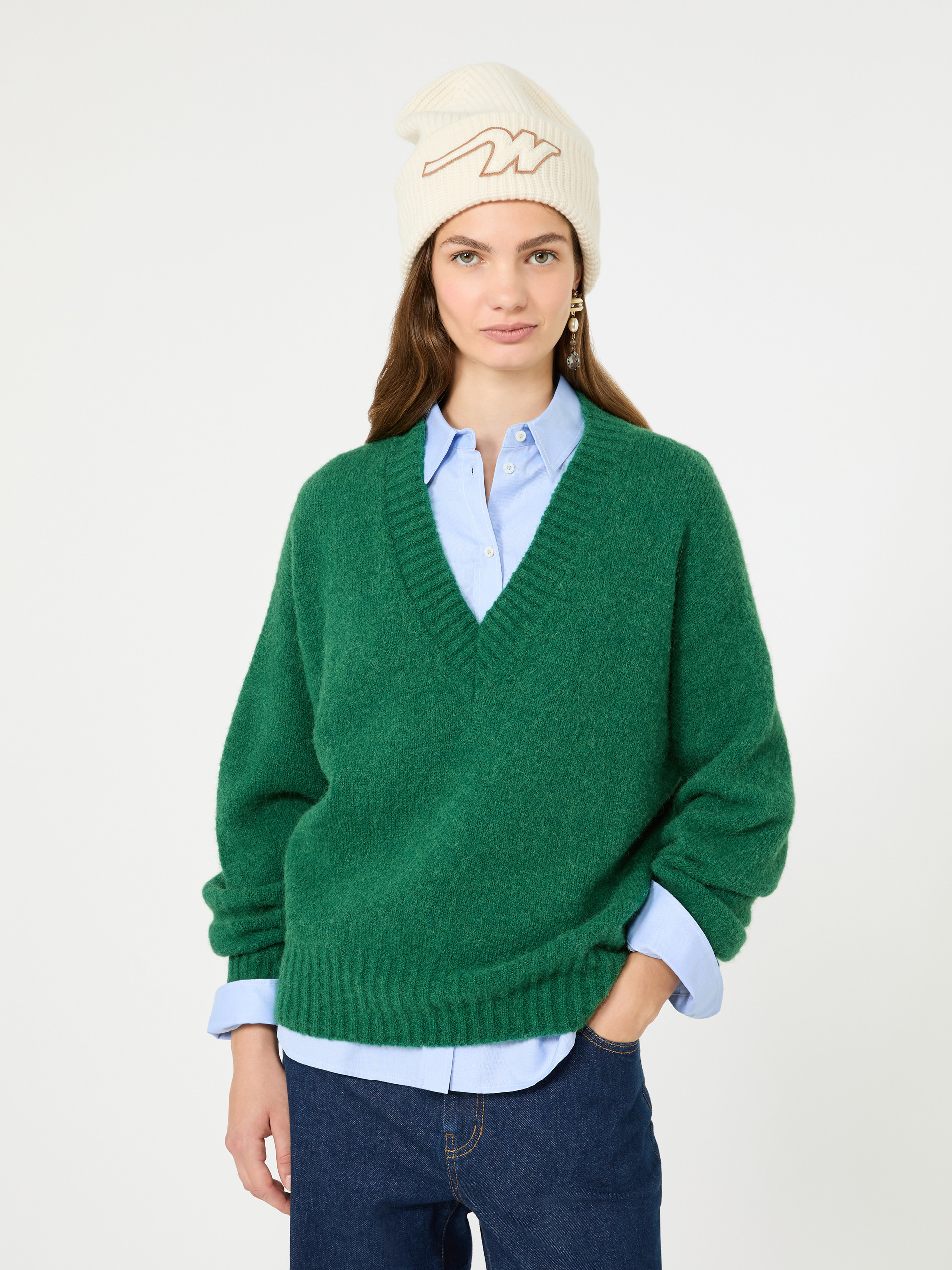 Alpaca and cotton yarn sweater - Weekend Max Mara - 4