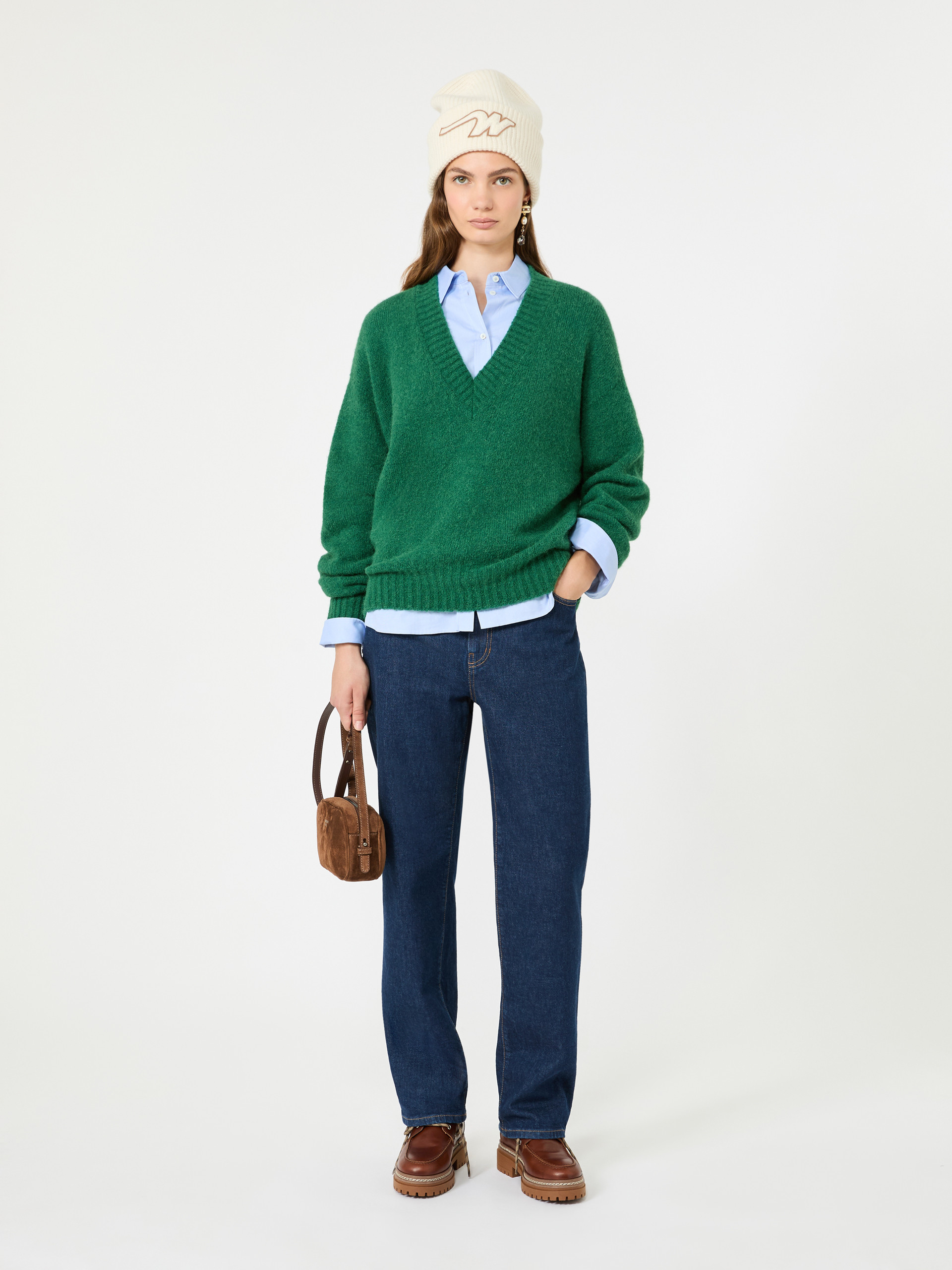 Alpaca and cotton yarn sweater - Weekend Max Mara
