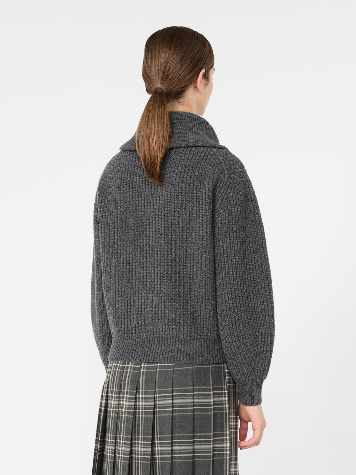 Wool zip-up roll-neck jumper - Weekend Max Mara - 3