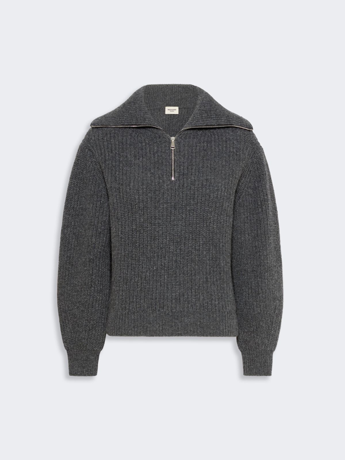 Wool zip-up roll-neck jumper - Weekend Max Mara - 5