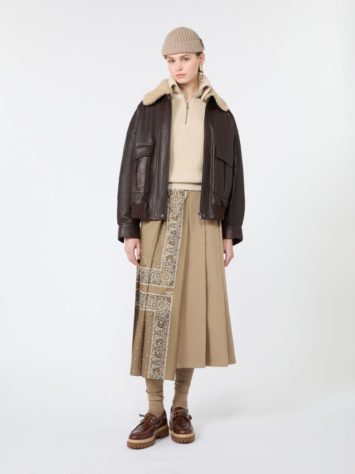 Wool zip-up roll-neck jumper - Weekend Max Mara