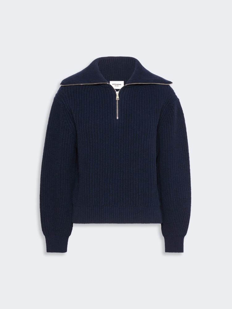 Wool zip-up roll-neck jumper - Weekend Max Mara - 2