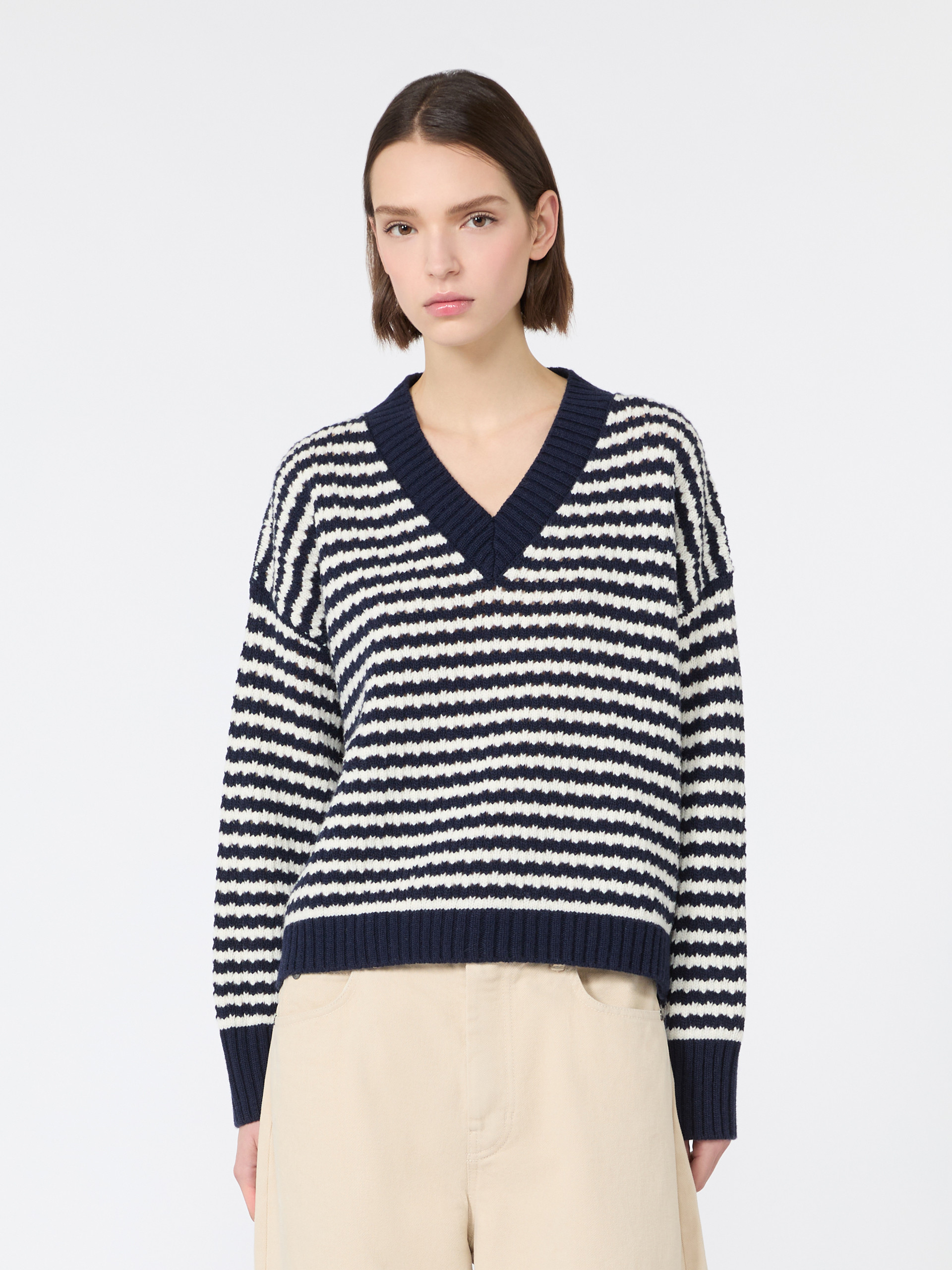 Loose jumper in wool yarn - Weekend Max Mara - 2