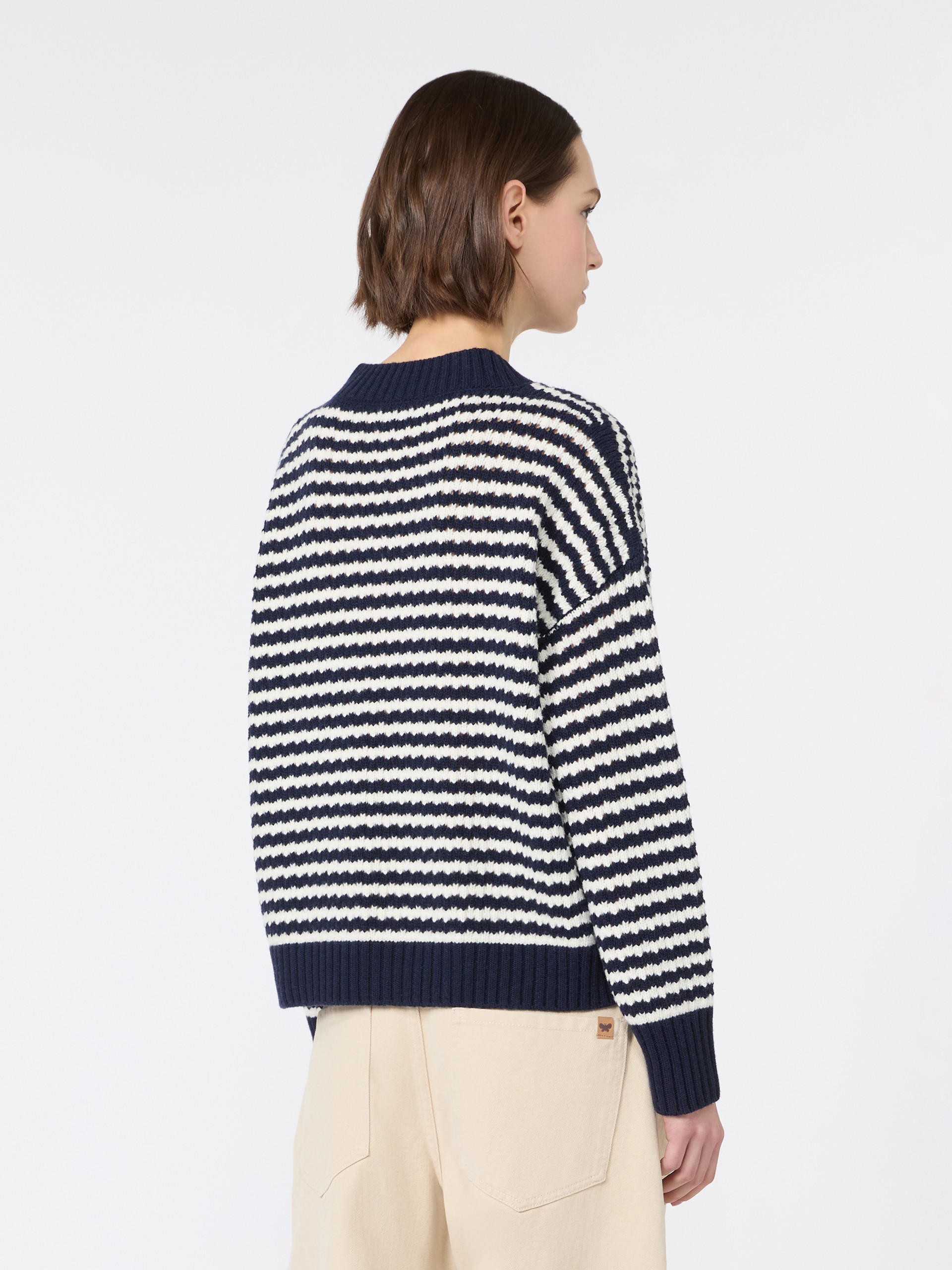 Loose jumper in wool yarn - Weekend Max Mara - 3