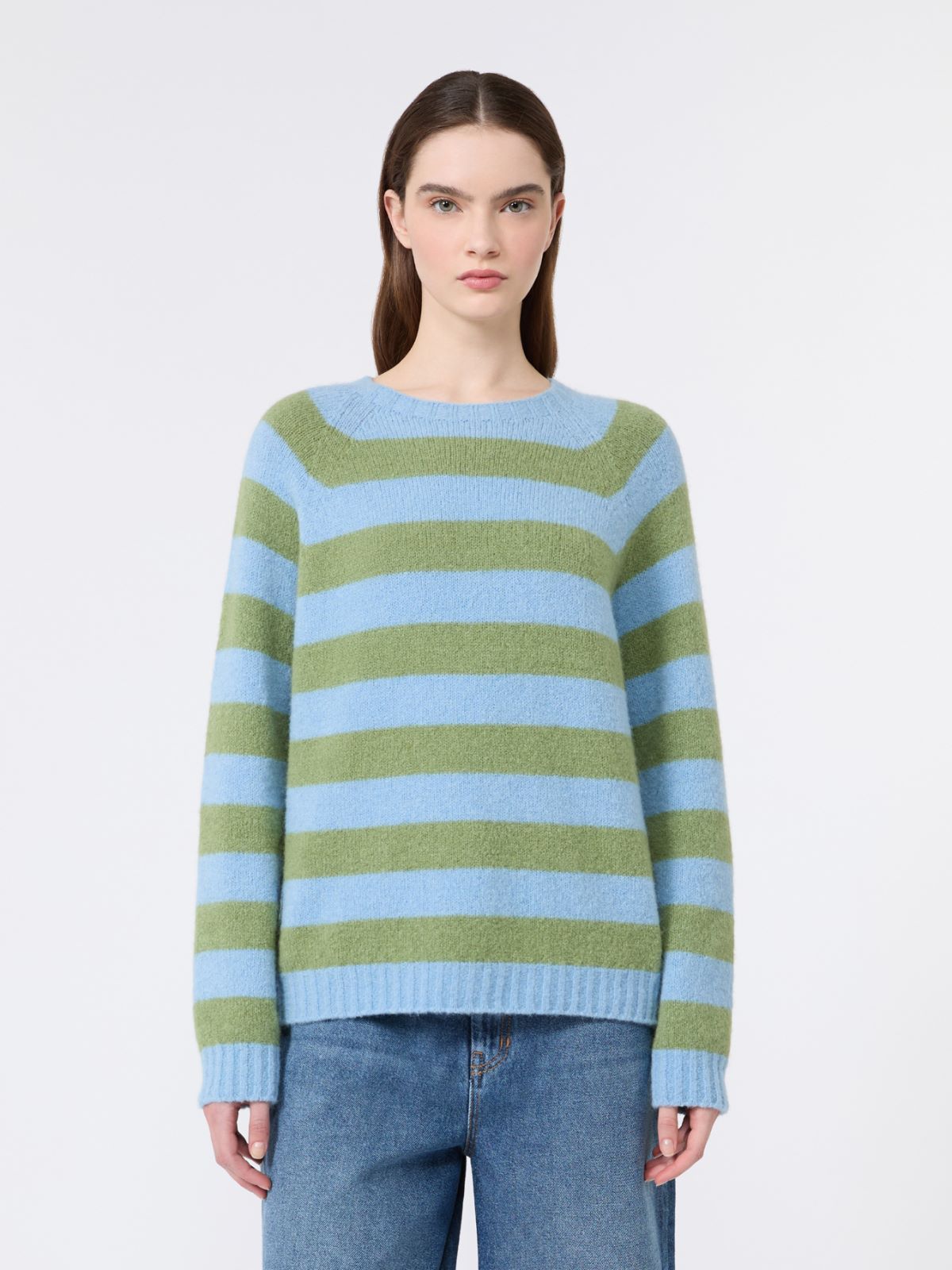 Alpaca and cotton sweater - LIGHT BLUE - Weekend Max Mara - 2