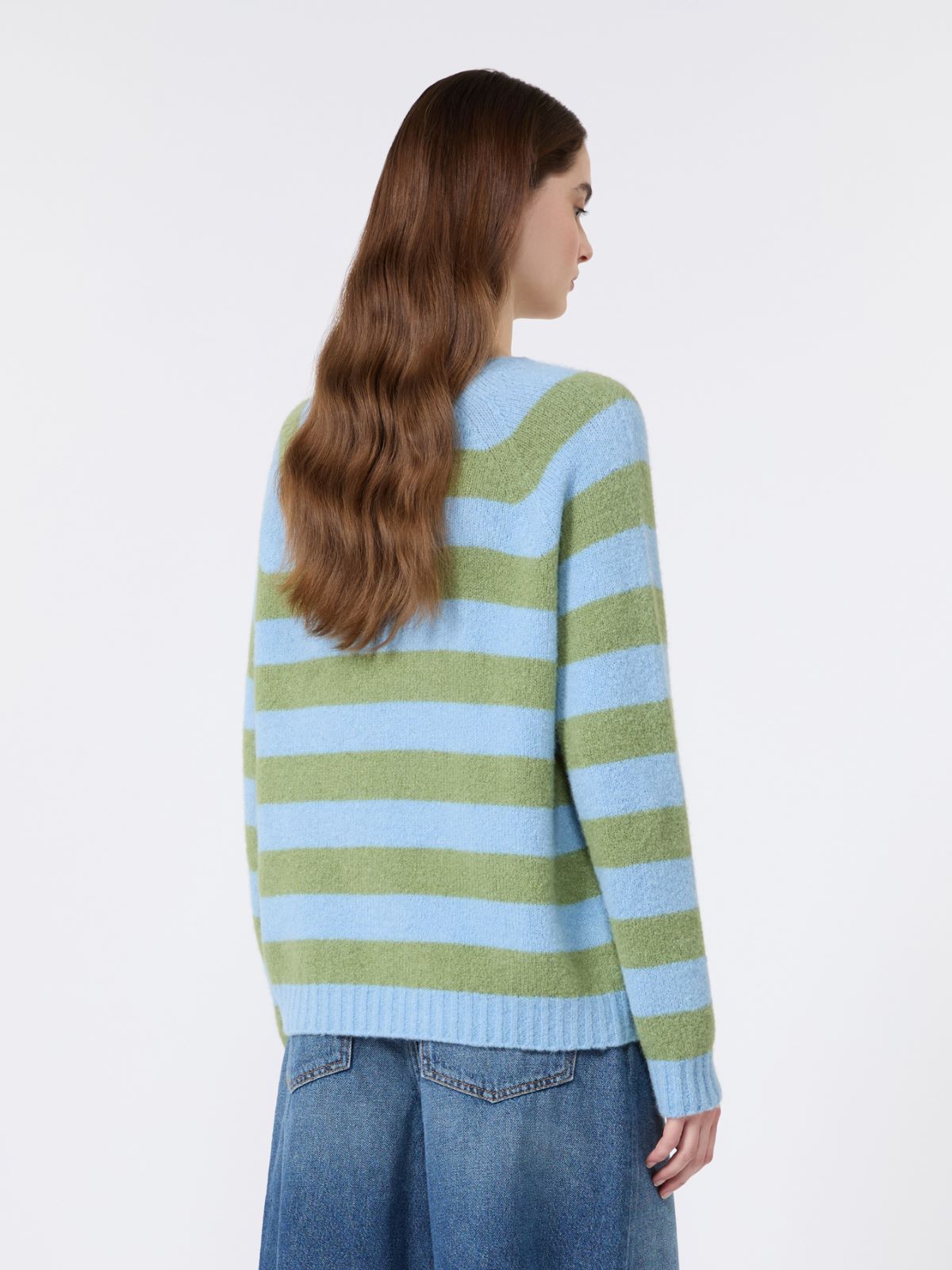 Alpaca and cotton sweater - LIGHT BLUE - Weekend Max Mara - 3