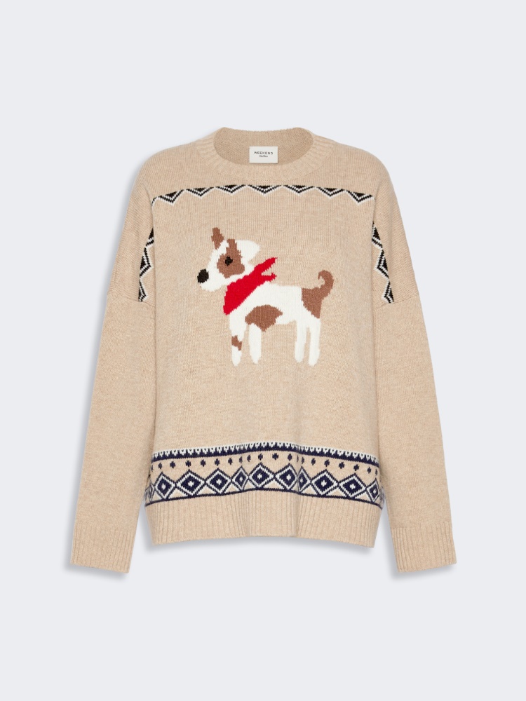 Loose jumper in wool jacquard - Weekend Max Mara - 2