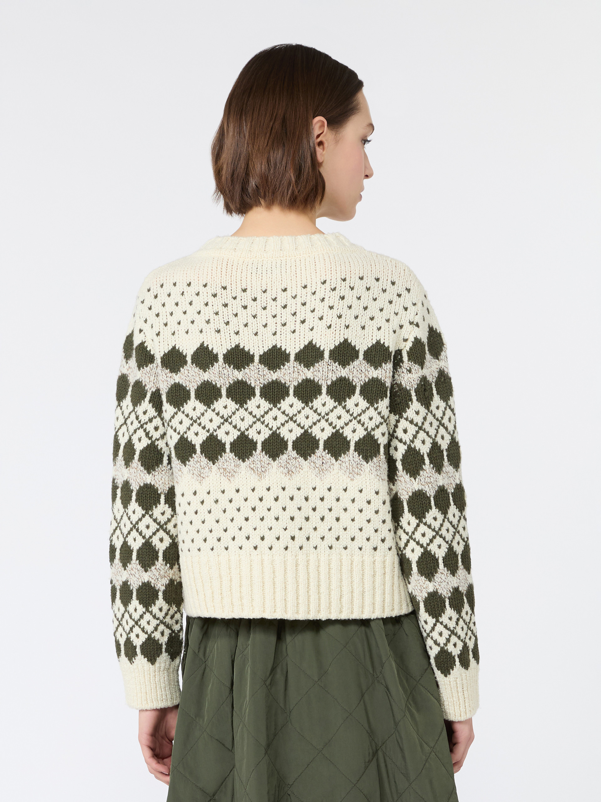 Jacquard wool and cashmere sweater - Weekend Max Mara - 3