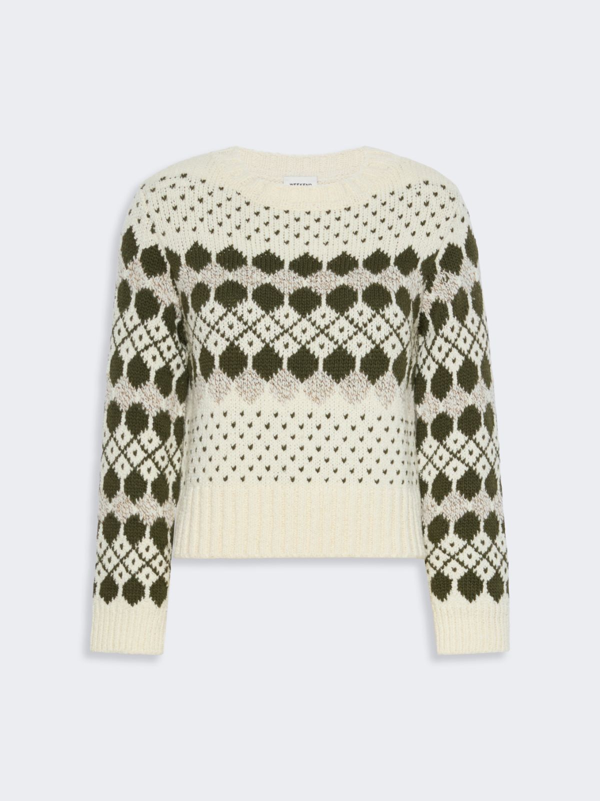 Jacquard wool and cashmere sweater - Weekend Max Mara - 6