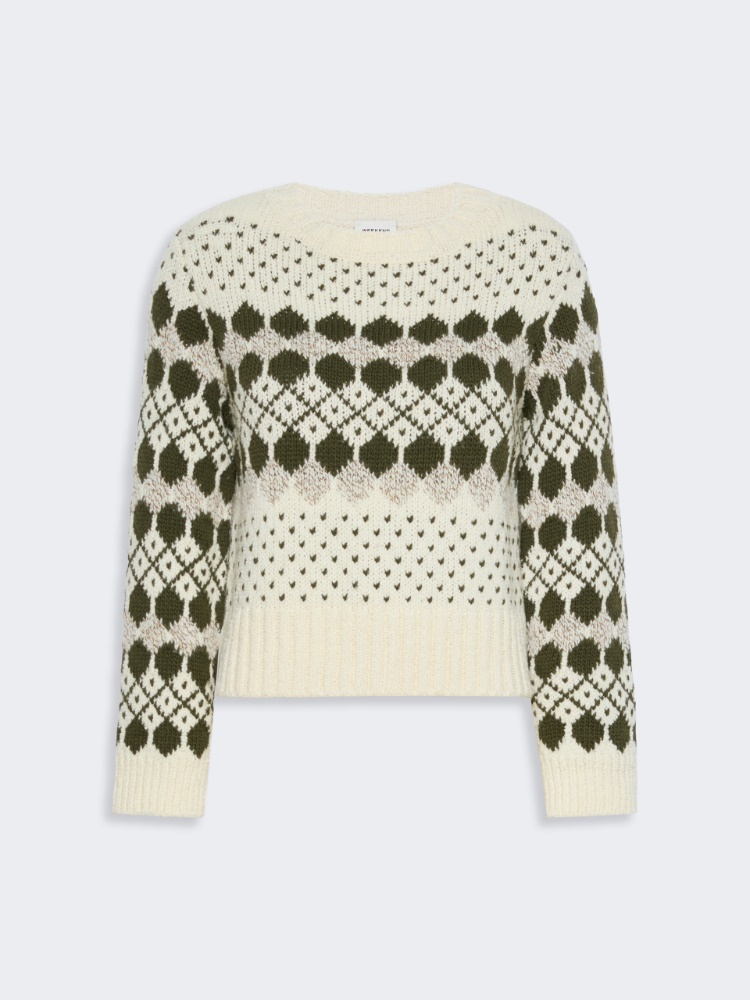 Jacquard wool and cashmere sweater - Weekend Max Mara - 2