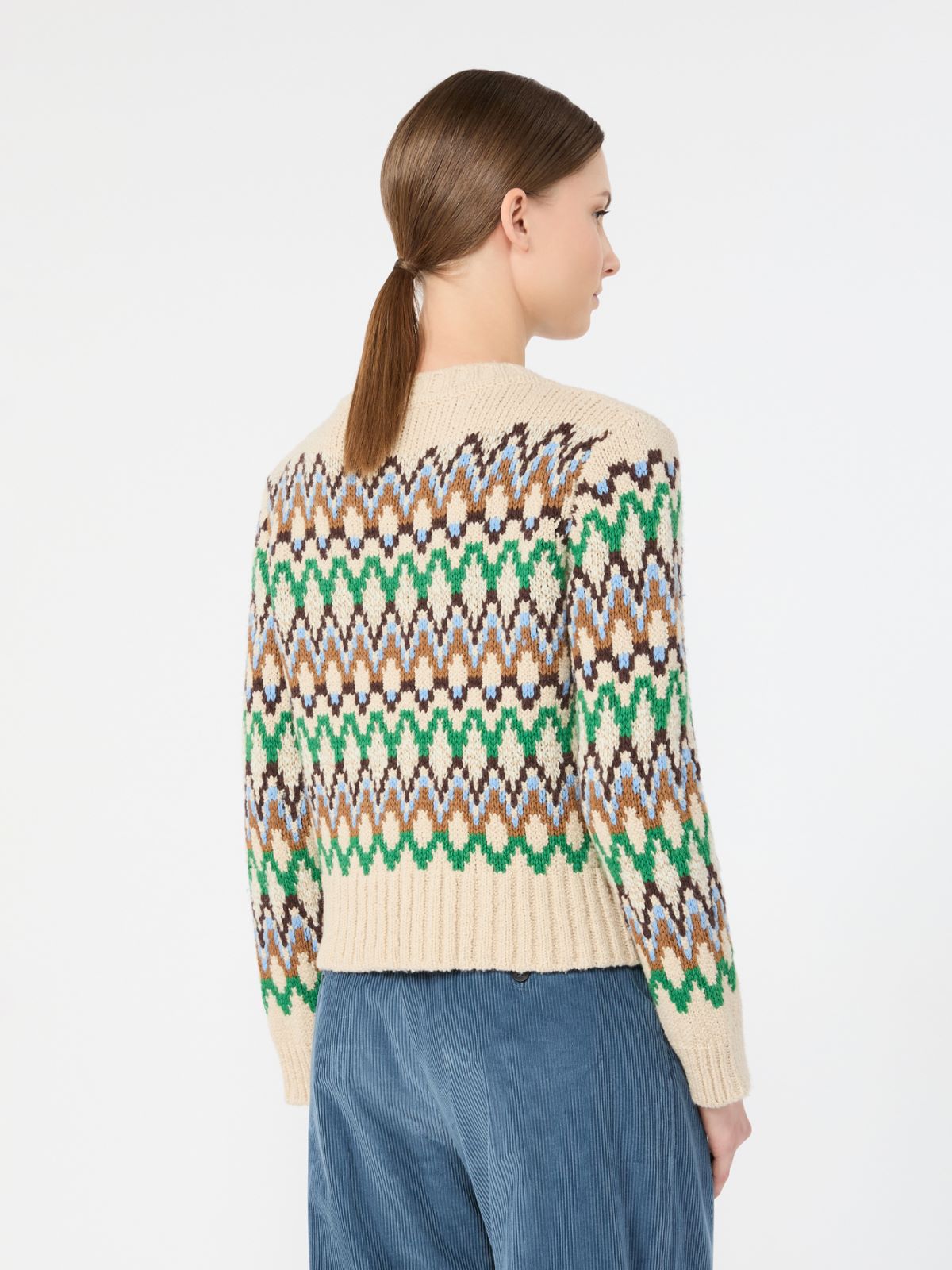 Jacquard wool and cashmere sweater - Weekend Max Mara - 3