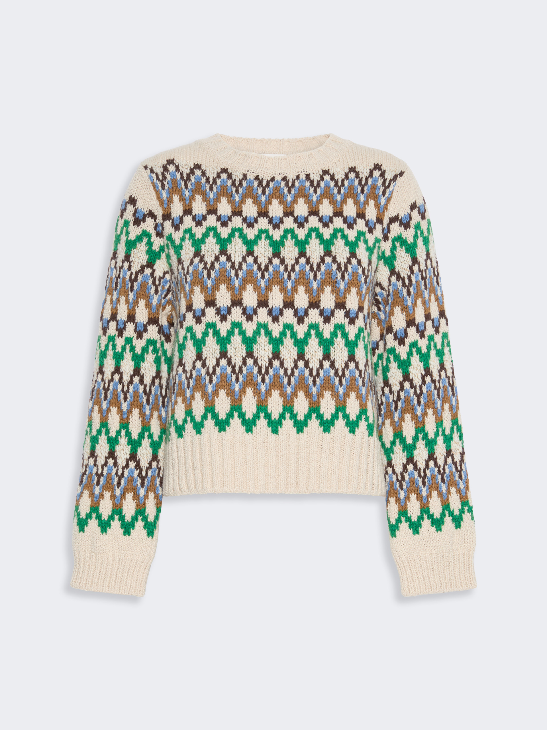 Jacquard wool and cashmere sweater - Weekend Max Mara - 5