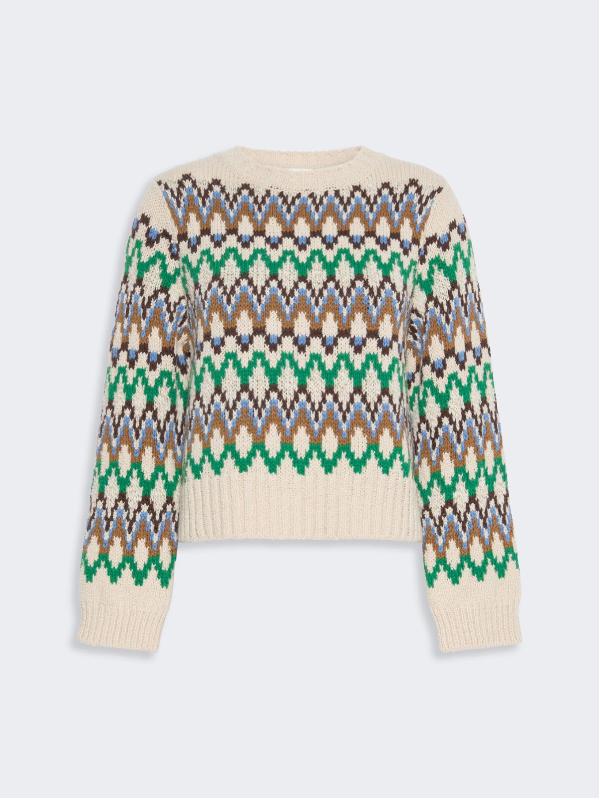 Jacquard wool and cashmere sweater - Weekend Max Mara - 5