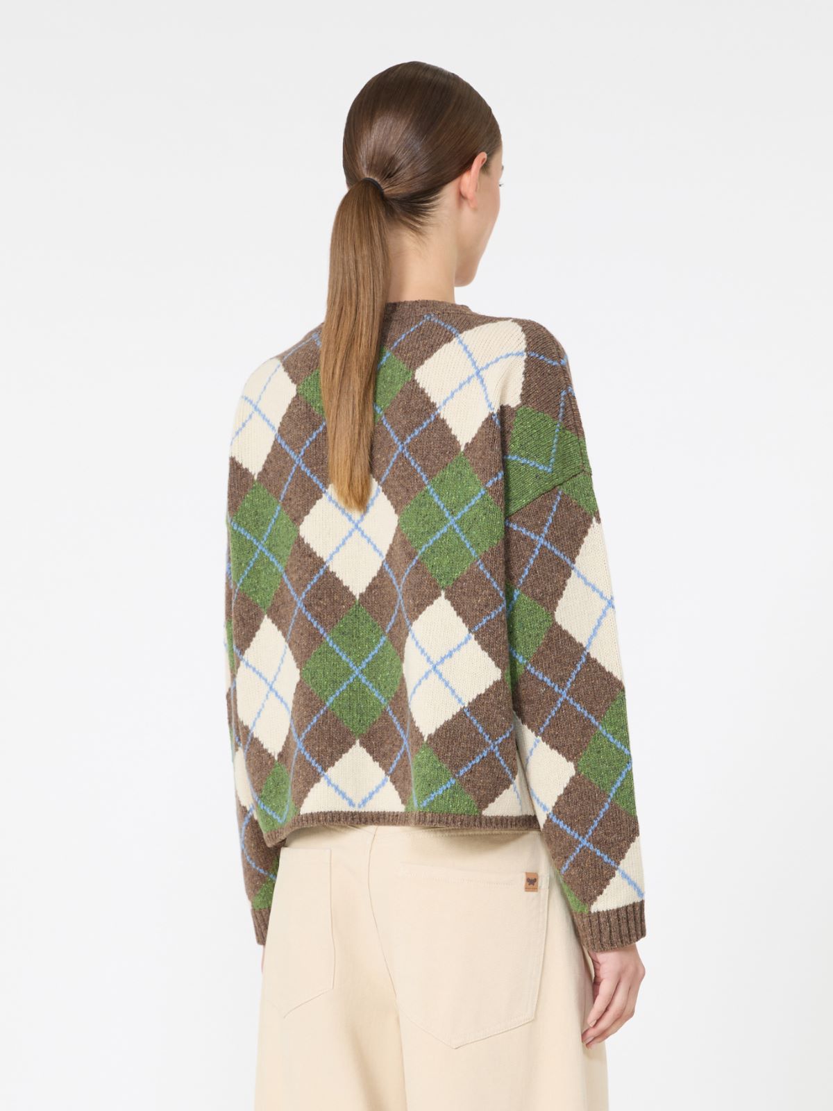 Wool yarn Argyle jumper - Weekend Max Mara - 3