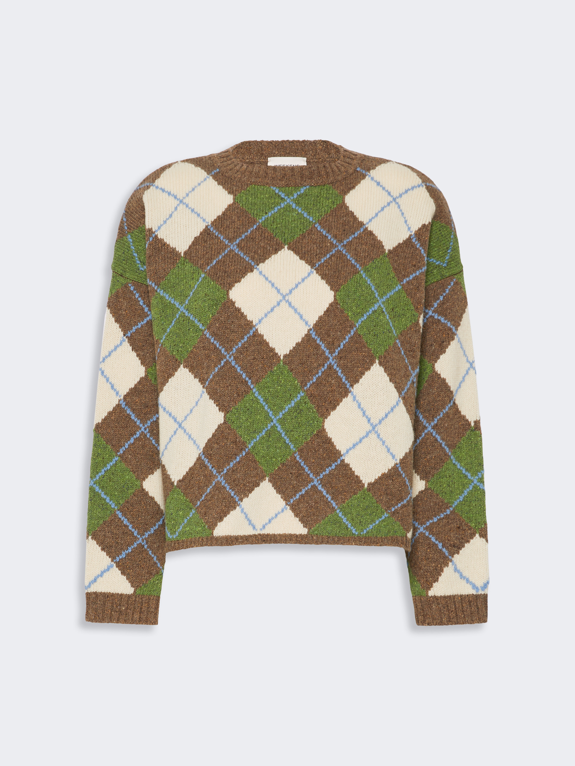 Wool yarn Argyle jumper - Weekend Max Mara - 5