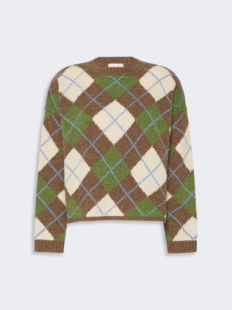 Wool yarn Argyle jumper - Weekend Max Mara - 2