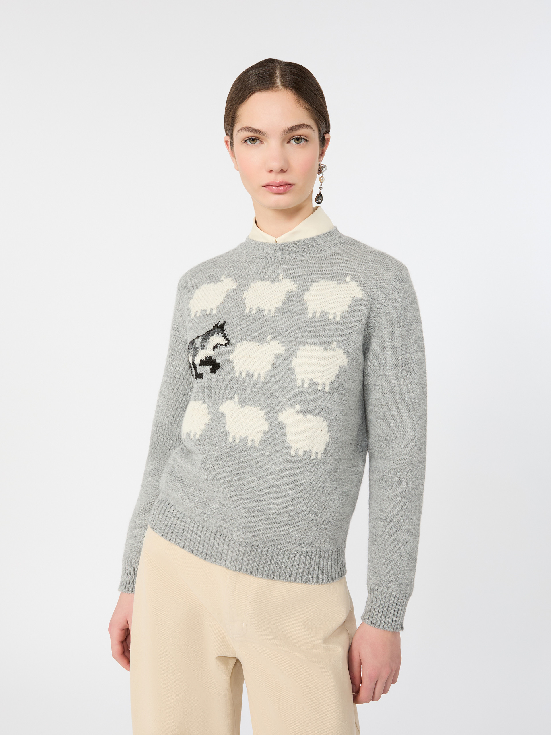 Alpaca and wool-blend yarn sweater - Weekend Max Mara - 4