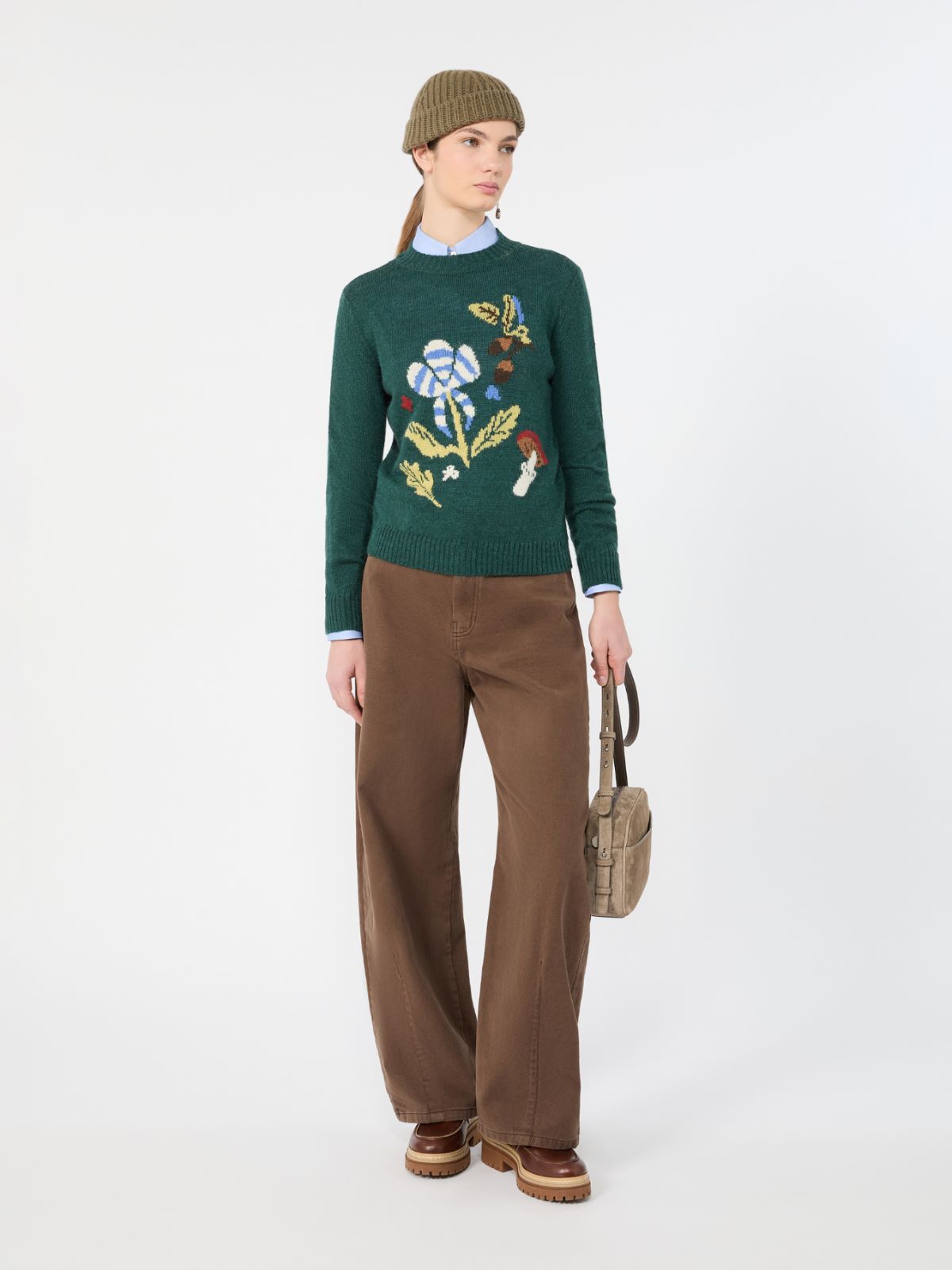 Alpaca and wool-blend yarn sweater - Weekend Max Mara