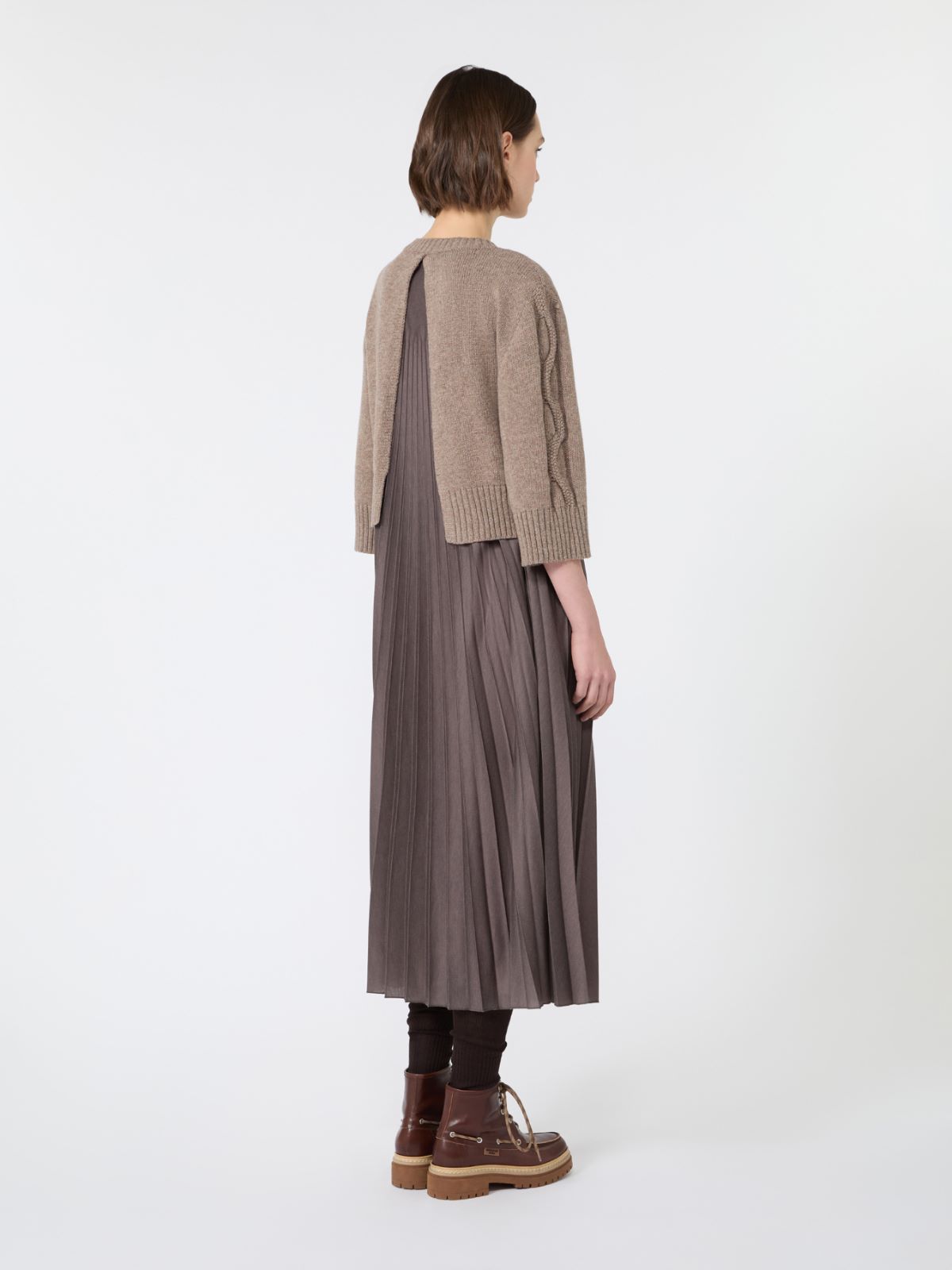 Jersey dress with a wool top - Weekend Max Mara - 3