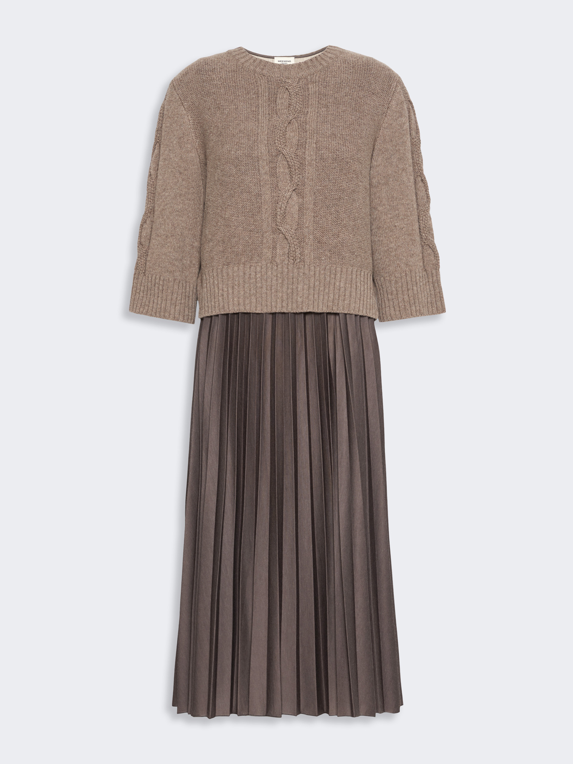 Jersey dress with a wool top - Weekend Max Mara - 6