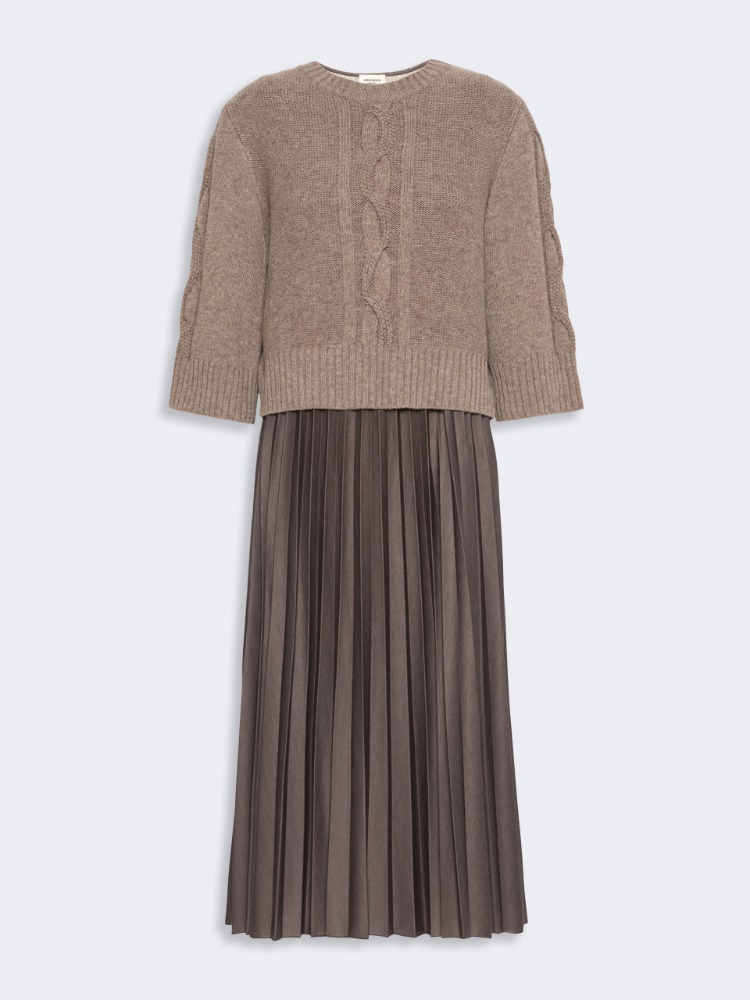 Jersey dress with a wool top - Weekend Max Mara - 2