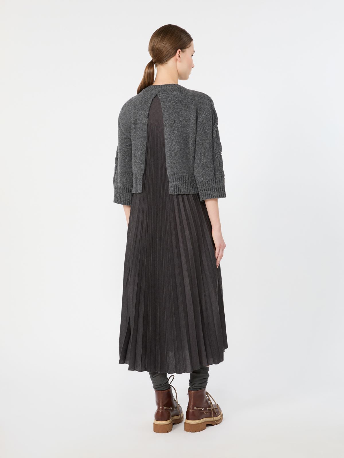 Jersey dress with a wool top - Weekend Max Mara - 3