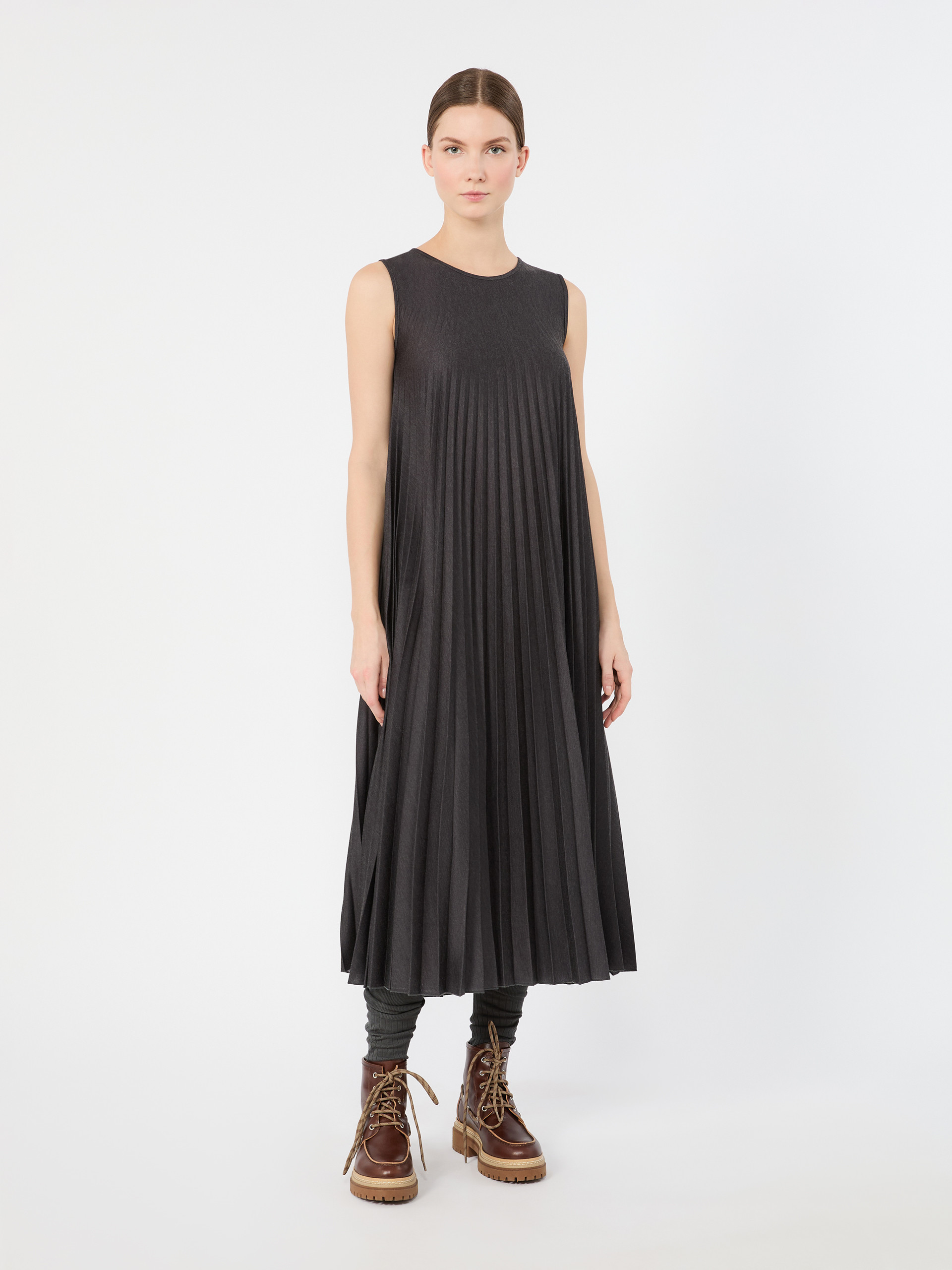 Jersey dress with a wool top - Weekend Max Mara - 4