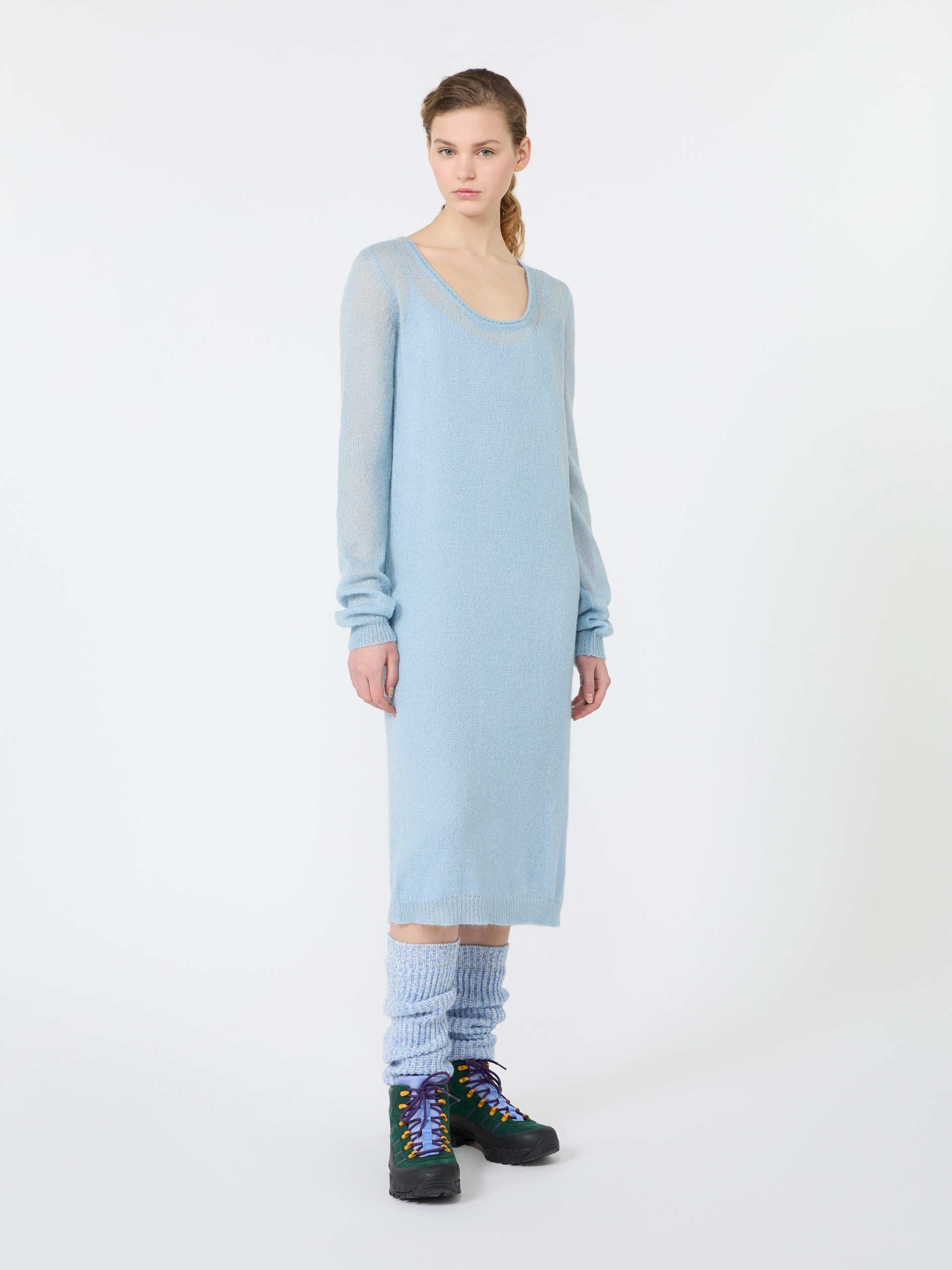 Mohair blend yarn midi dress - Weekend Max Mara - 2