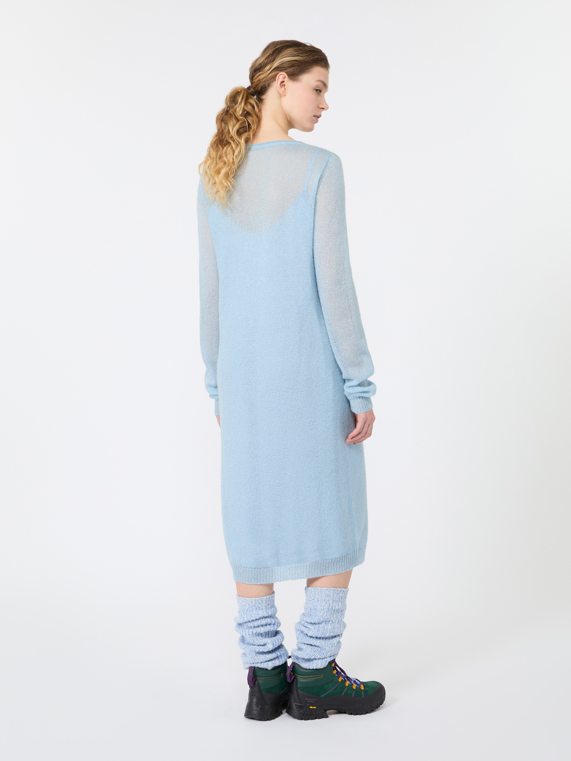 Mohair blend yarn midi dress - Weekend Max Mara - 3