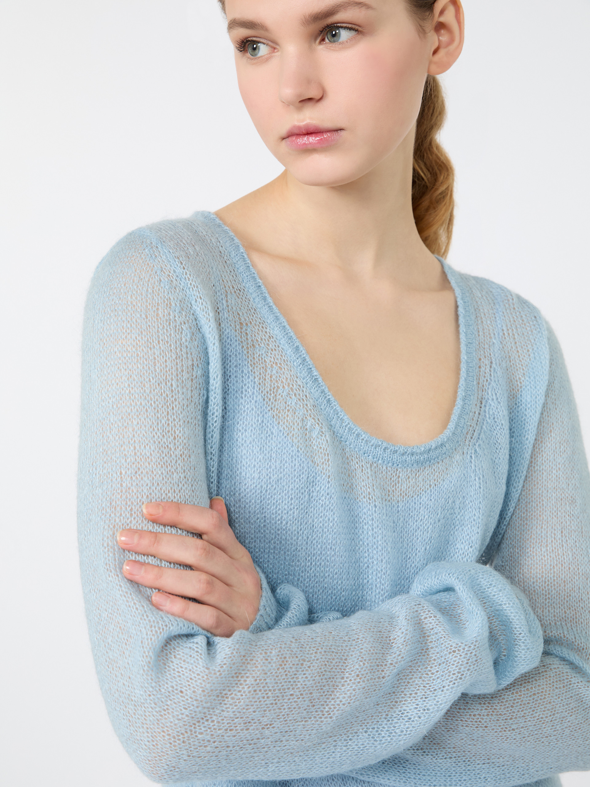 Mohair blend yarn midi dress - Weekend Max Mara - 4