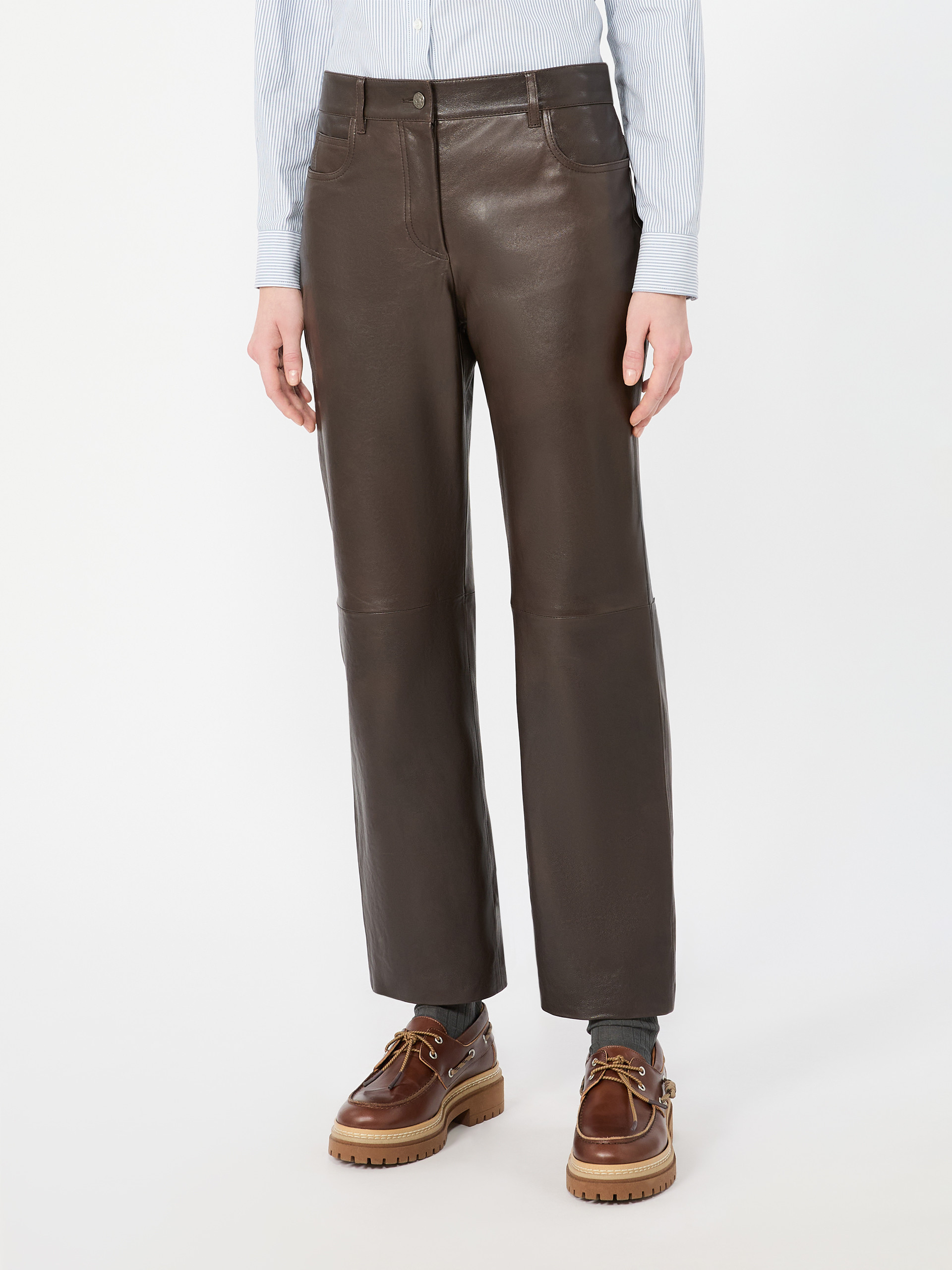 Nappa leather trousers - Weekend Max Mara - 2
