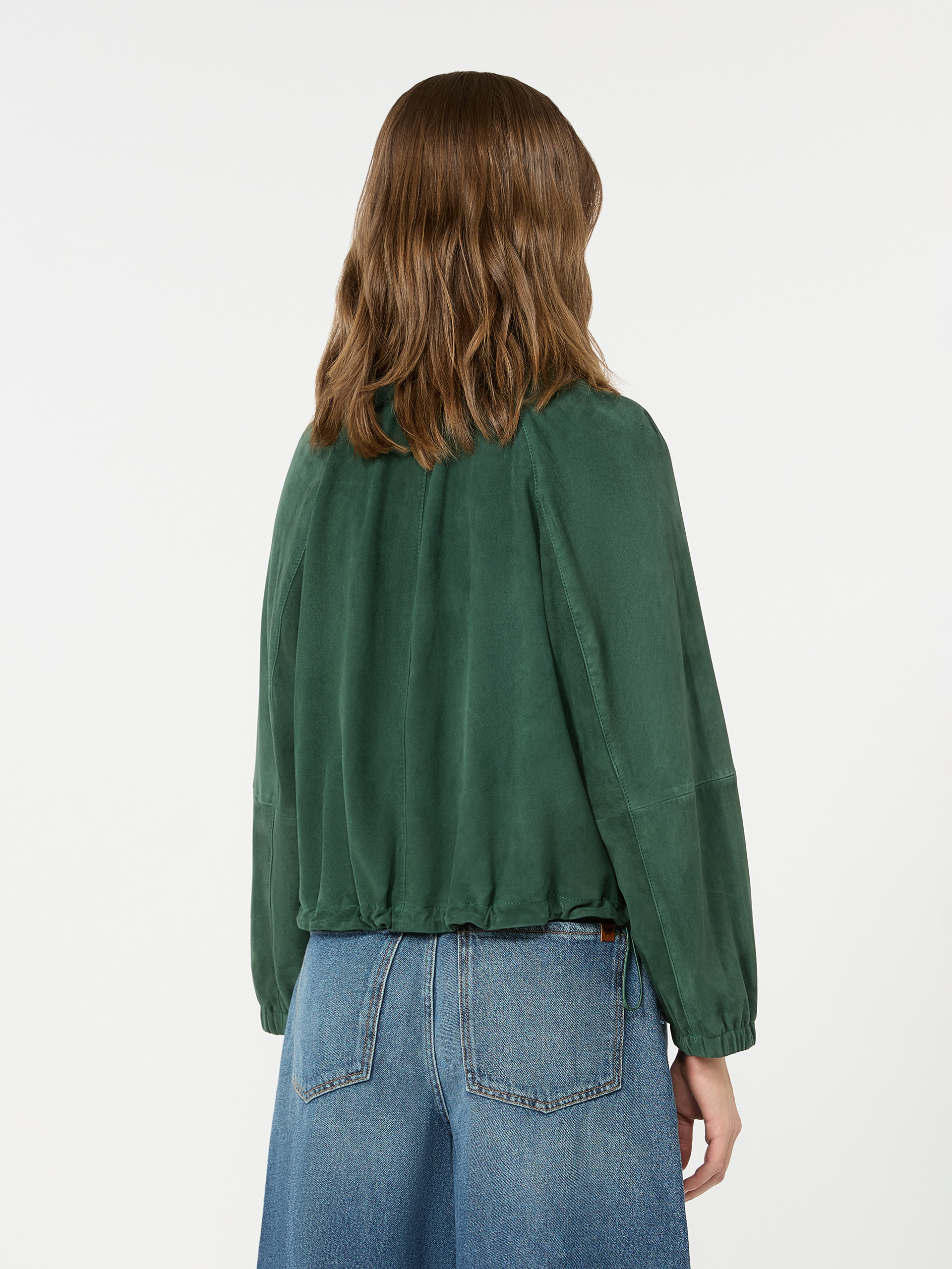 Suede jacket - DARK GREEN - Weekend Max Mara - 3