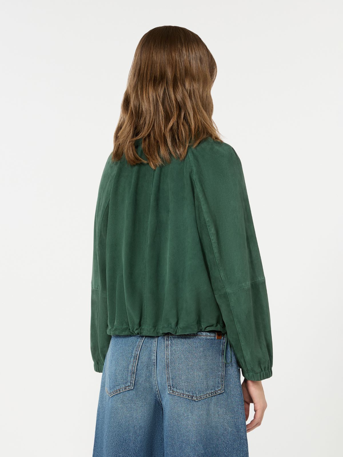 Suede jacket - DARK GREEN - Weekend Max Mara - 3