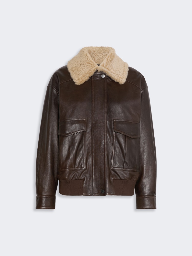 Aviator jacket in nappa leather - Weekend Max Mara - 2