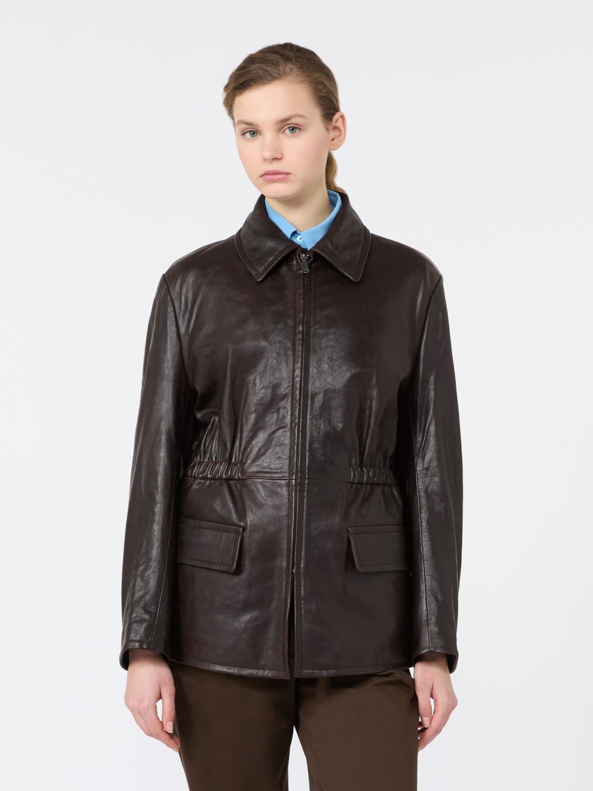 Leather biker jacket - Weekend Max Mara - 2